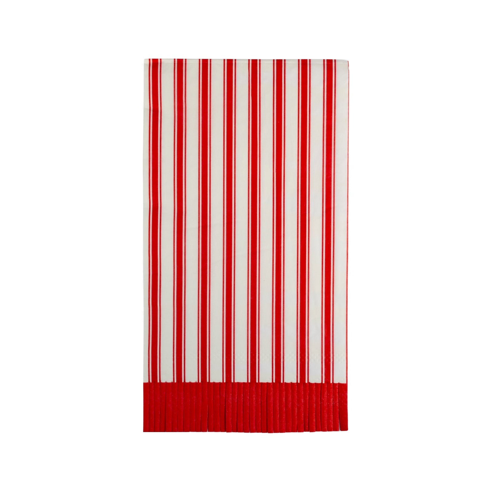 Striped Fringe Guest Towel Napkins - bubblegum market