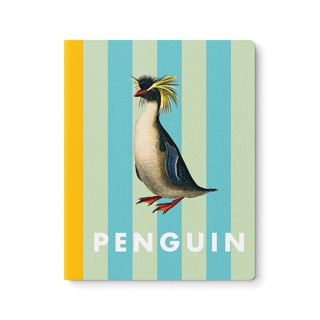 Striped Penguin Exercise Book - bubblegum market