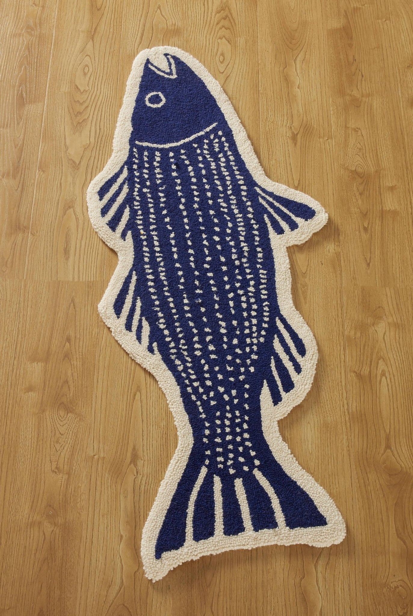 Striper Fish - Shaped Hook Rug - bubblegum market
