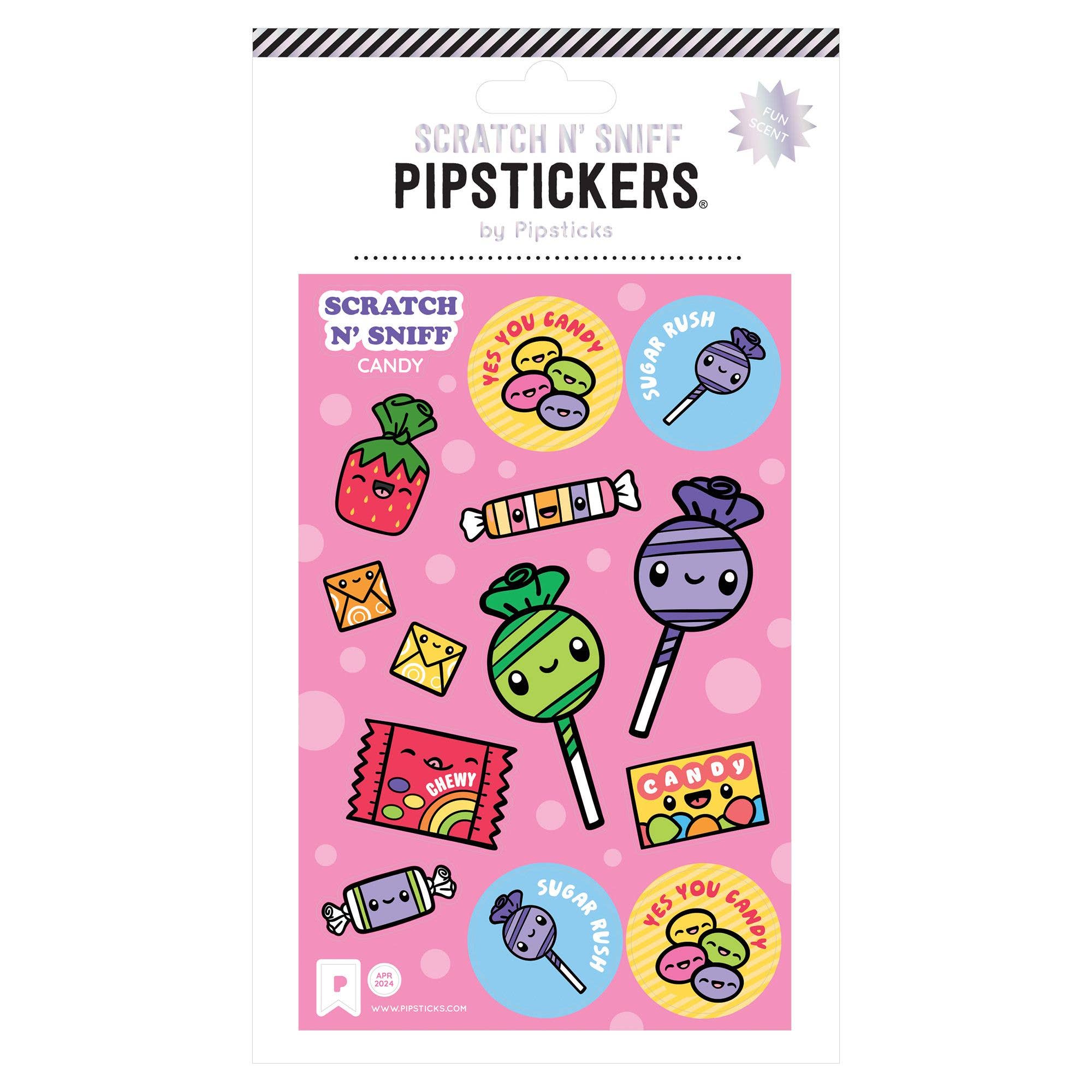 Sugar Rush Scratch 'n Sniff Stickers - bubblegum market