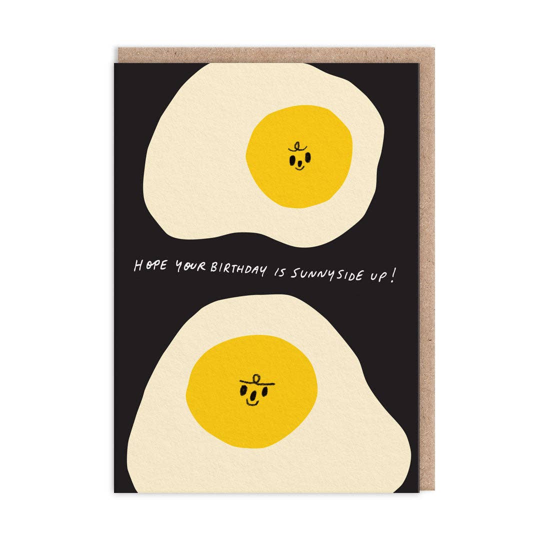 Sunny Side Up Birthday Greeting Card - bubblegum market