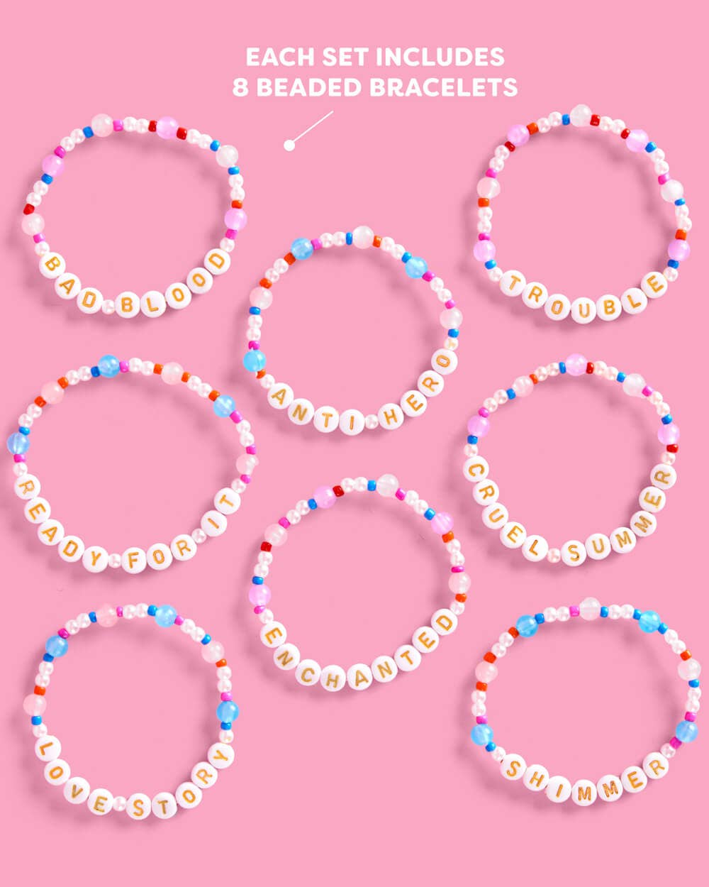 Swiftie Party Friendship Bracelets (8pk) - bubblegum market