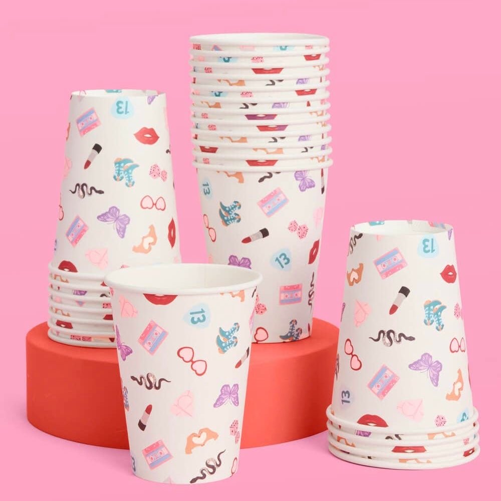Swiftie Party Paper Cups (24pk) - bubblegum market