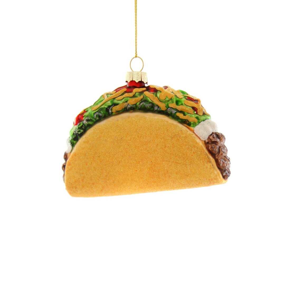 Taco Ornament 4" - bubblegum market