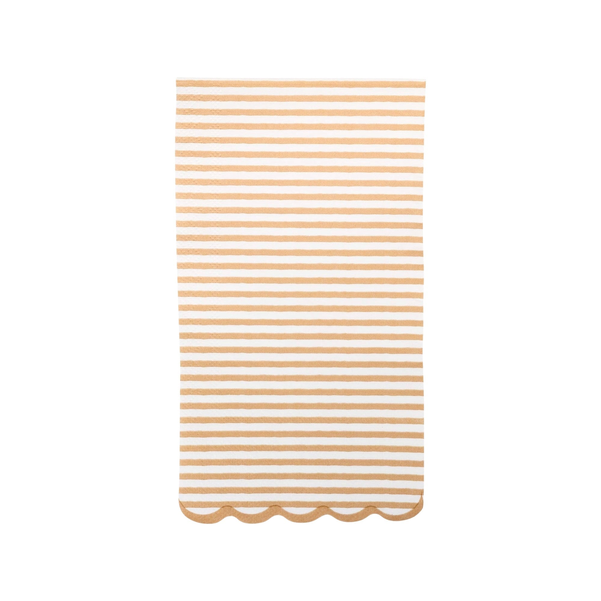 Tan Striped Dinner Napkins - bubblegum market