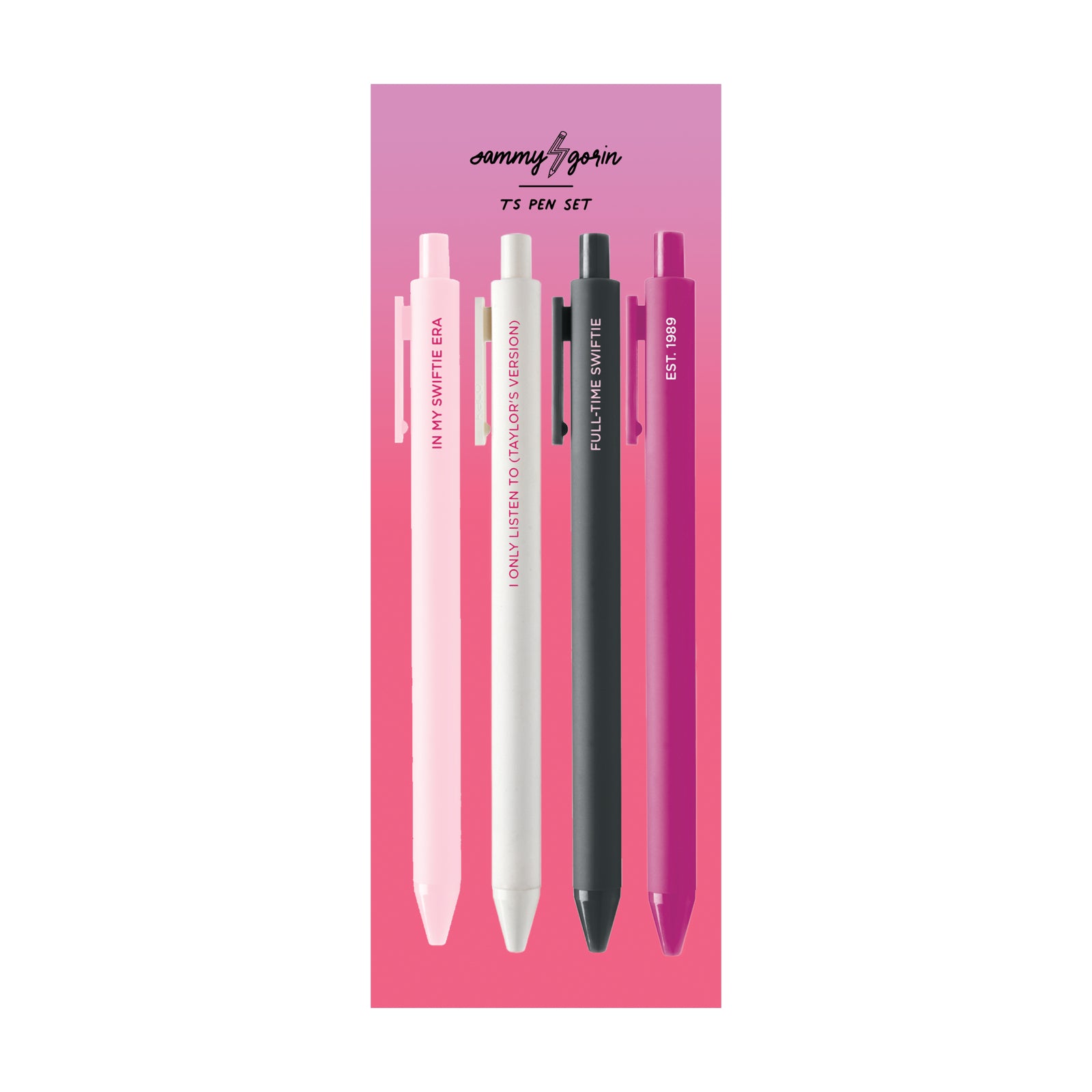 Taylor Swift Jotter Pen Set - bubblegum market