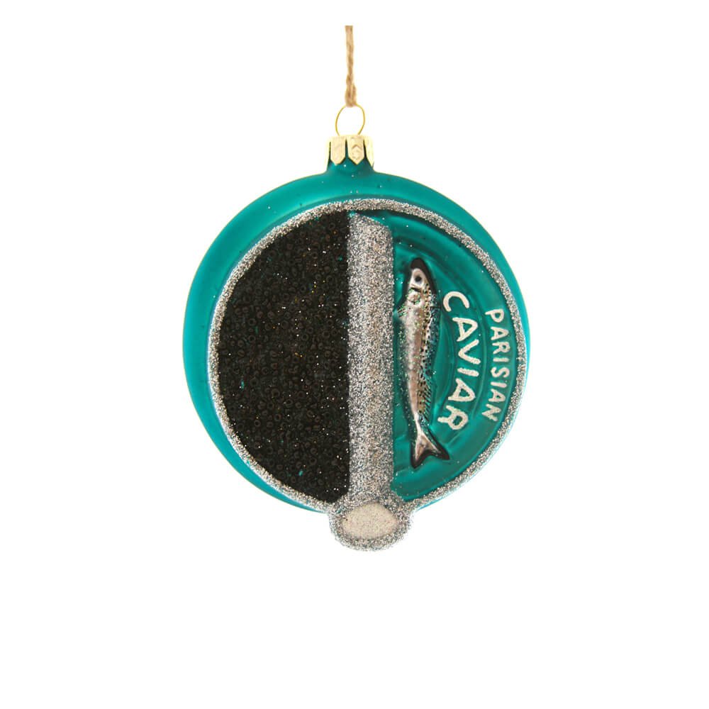 Teal Caviar Ornament 3.75" - bubblegum market