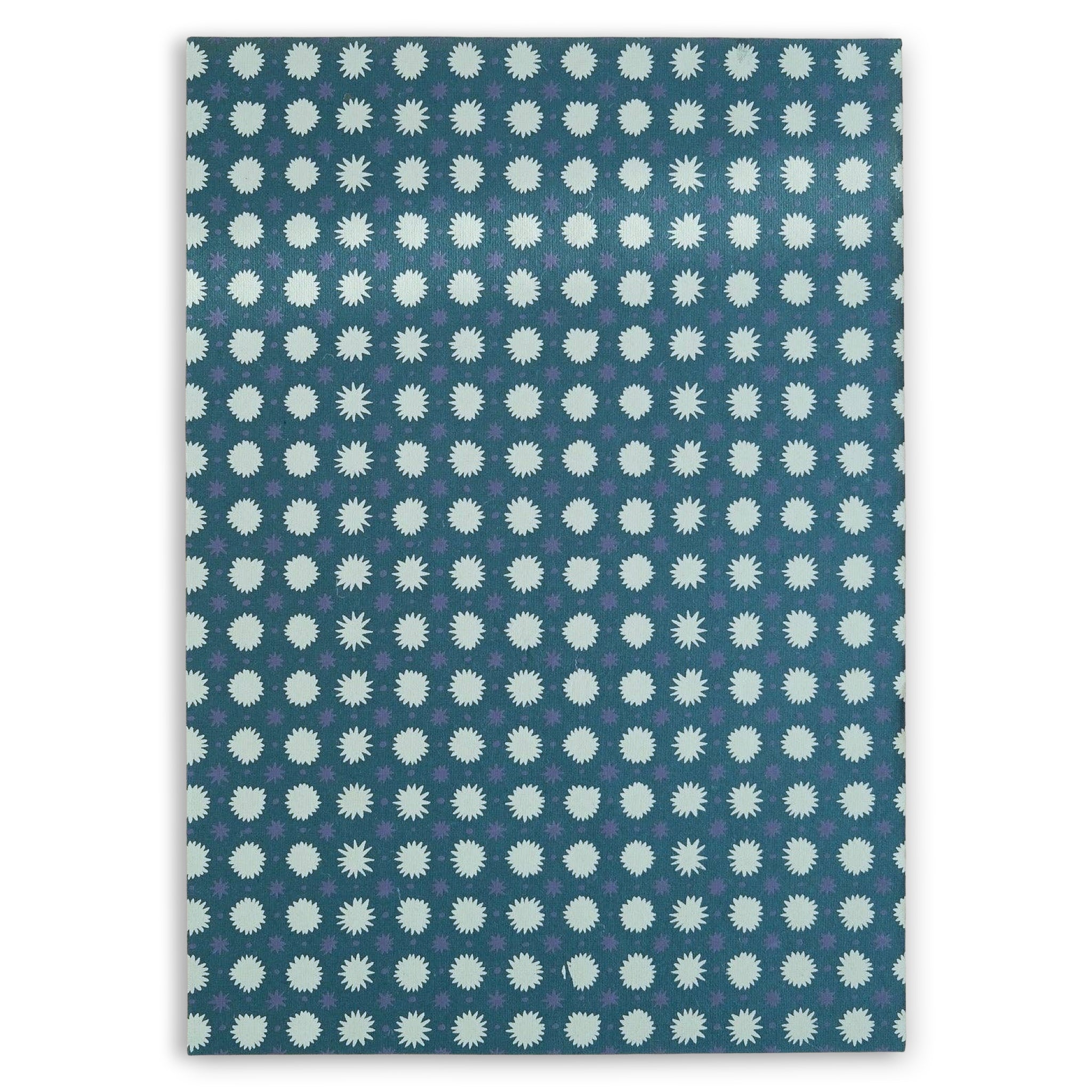 Teal Stars Extra Large A3 Sketchbook - bubblegum market