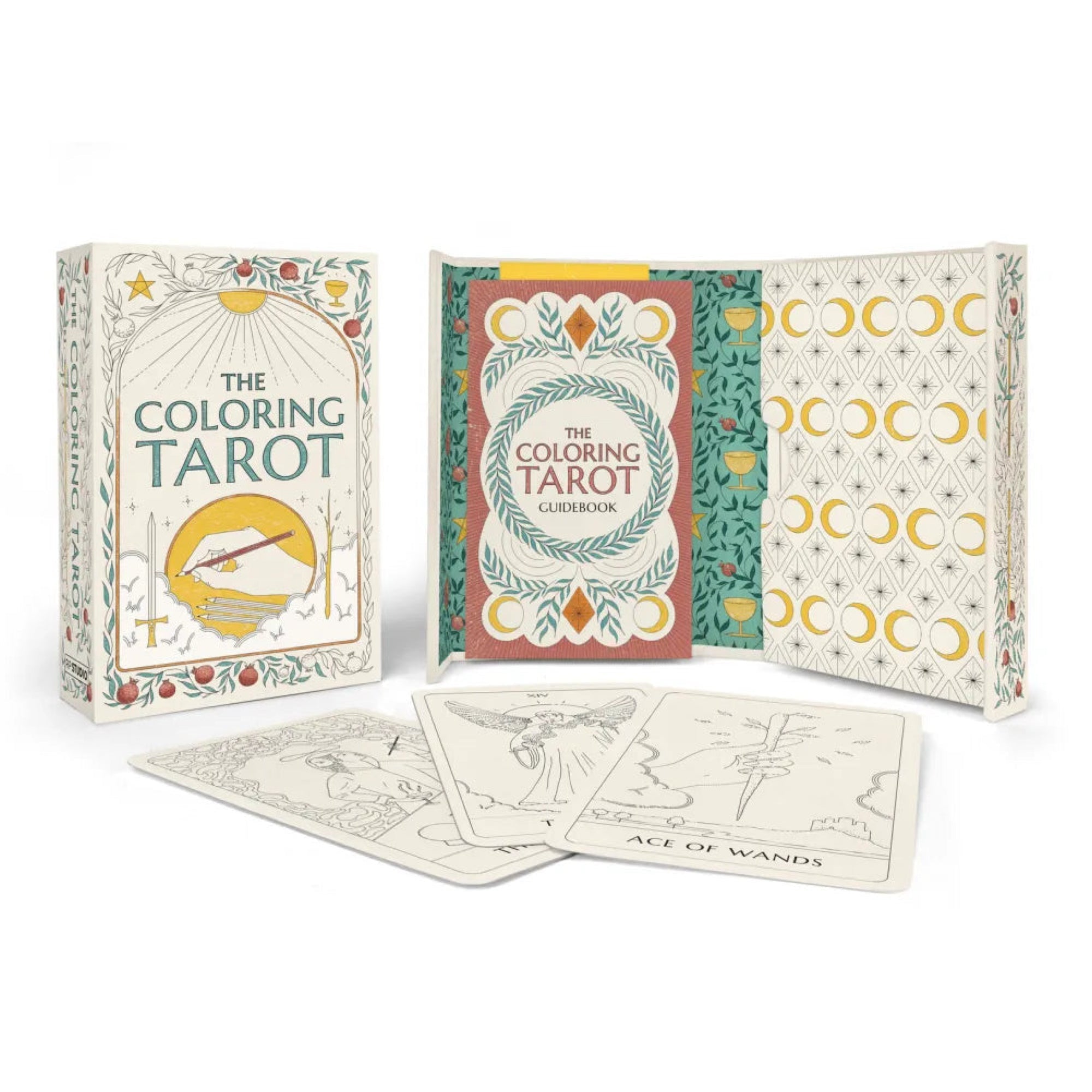 The Coloring Tarot | A Deck and Guidebook to Color and Create - bubblegum market