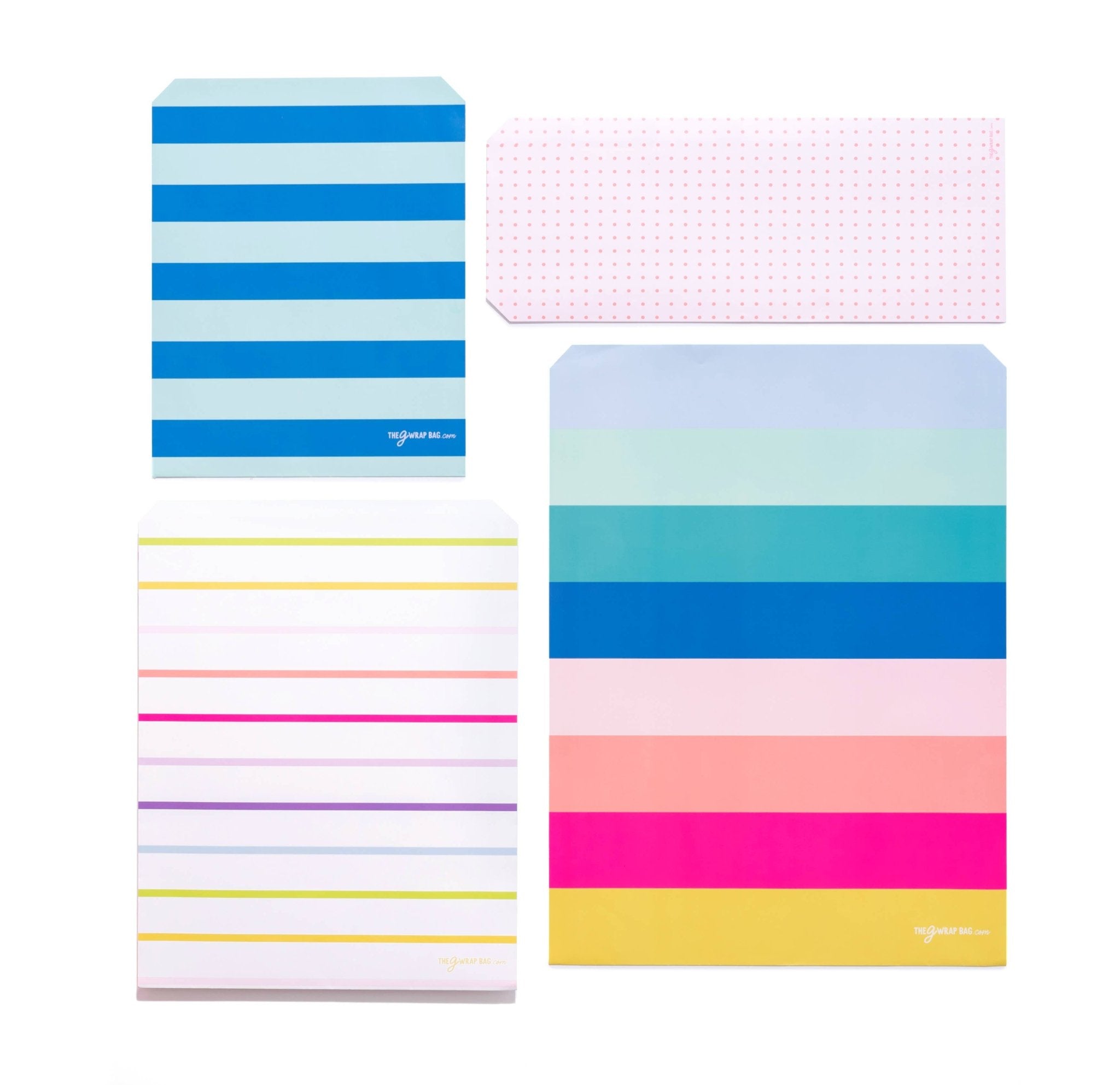 THE gWRAP BAG™ Rainbow Everyday Gift Bags (Set of 8) - bubblegum market