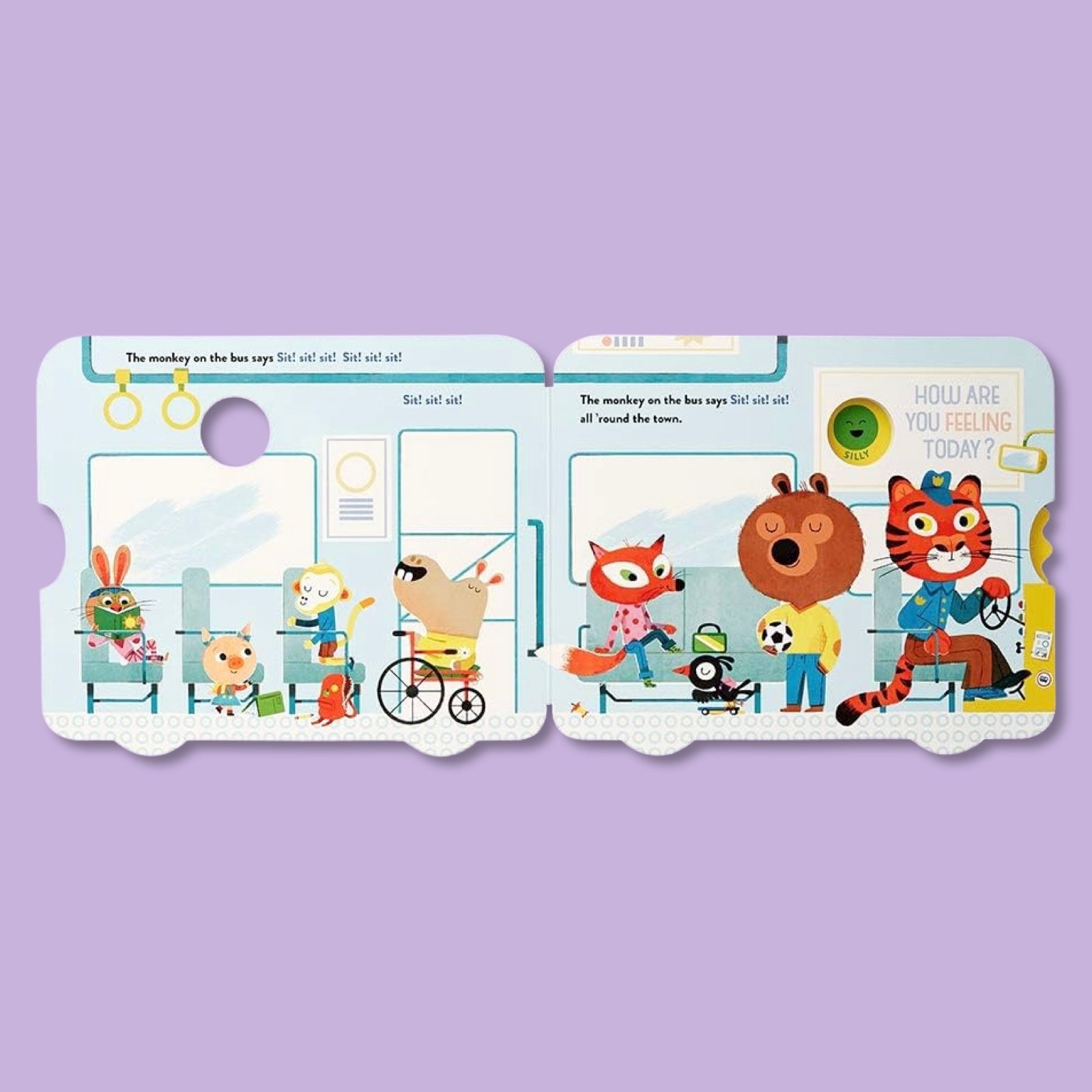 The Kids on the Bus: A Spin - the - Wheel Book of Emotions - bubblegum market