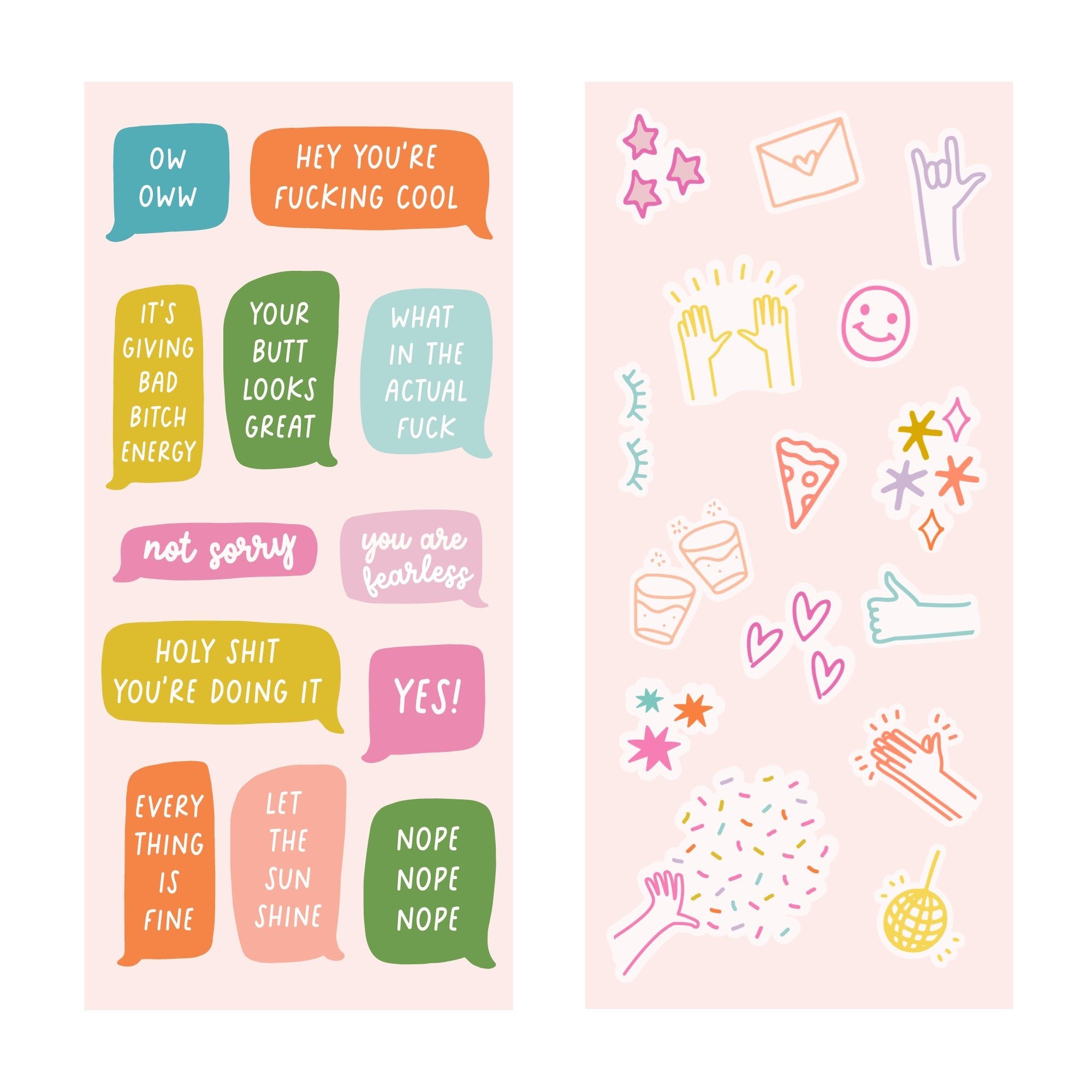The Sweary Everything Sticker Book - bubblegum market