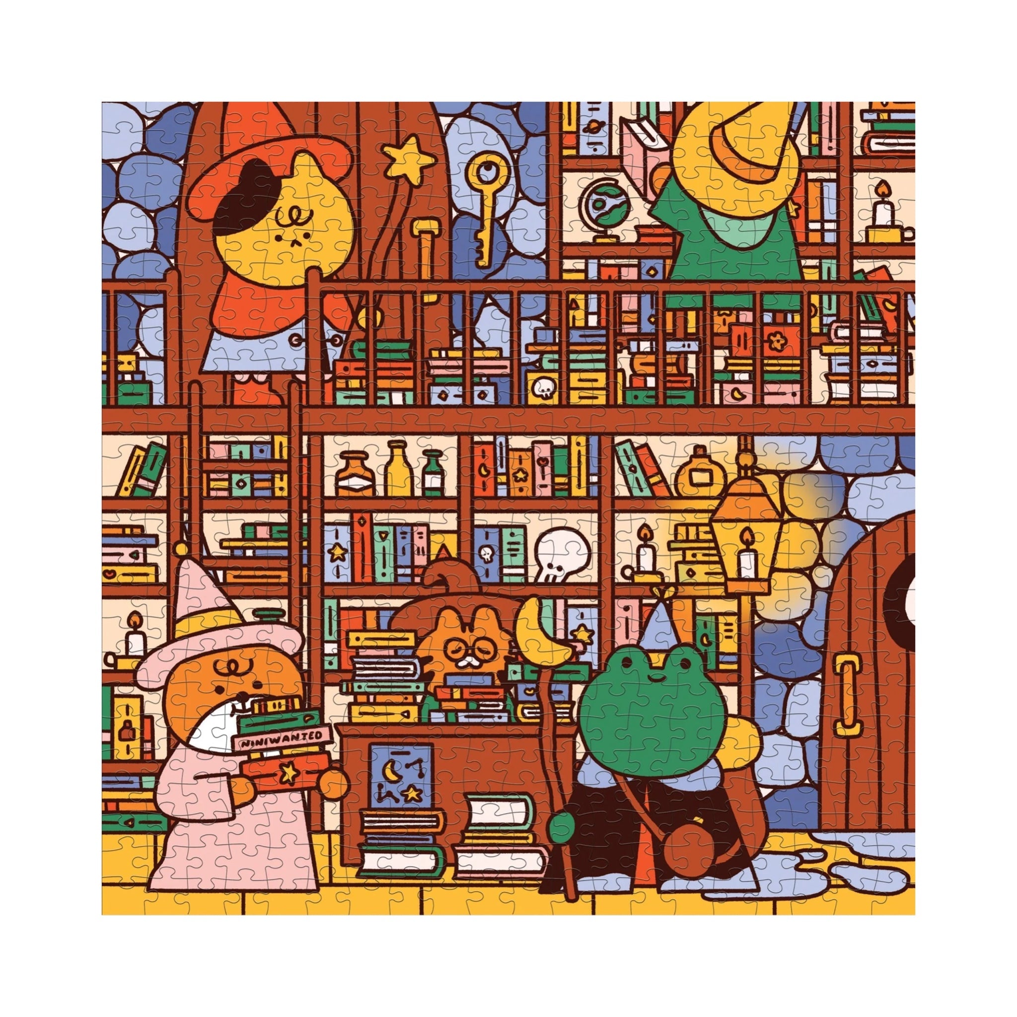 The Wizard's Library 500 Piece Family Puzzle - bubblegum market