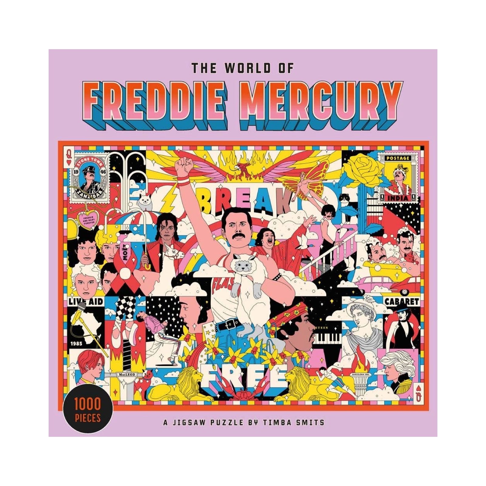 The World of Freddie Mercury 1000 Piece Puzzle - bubblegum market