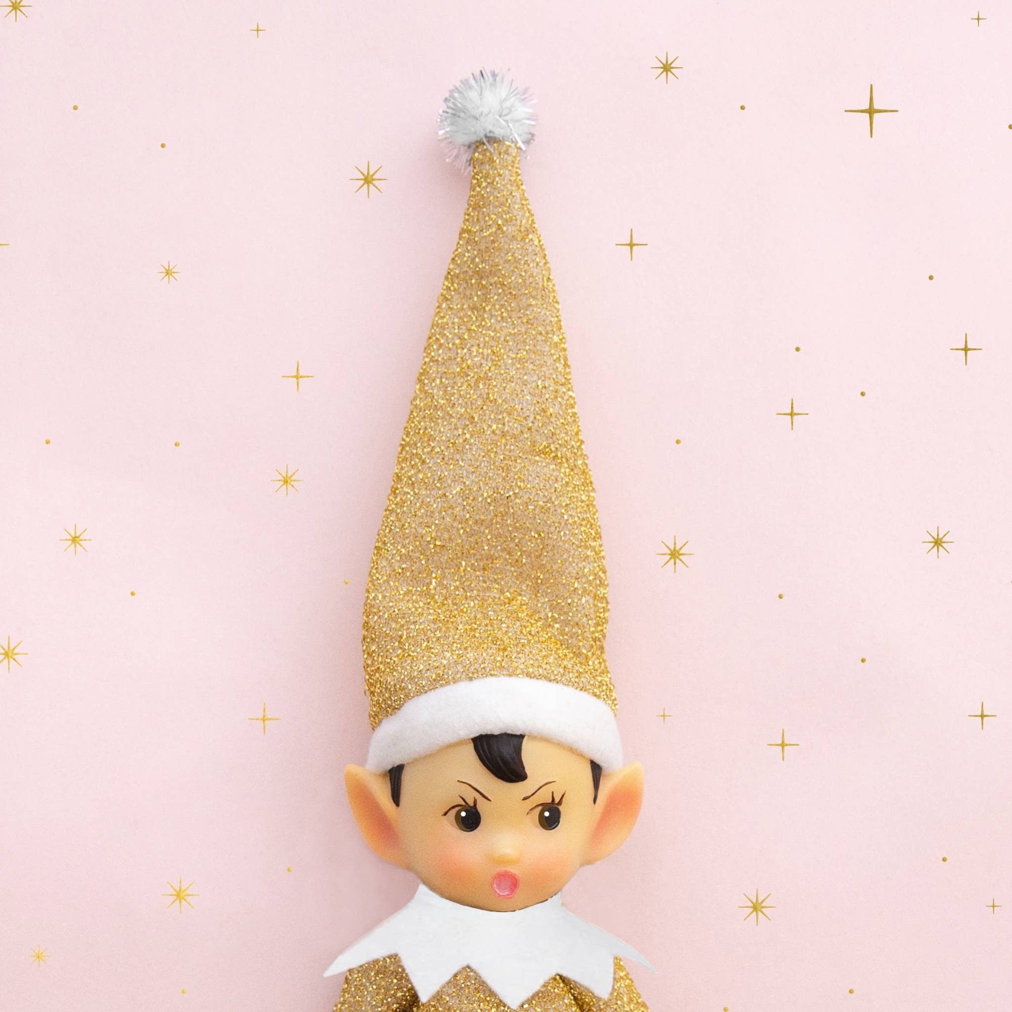 Tinsel Todd Gold Elf Ornament 11" - bubblegum market
