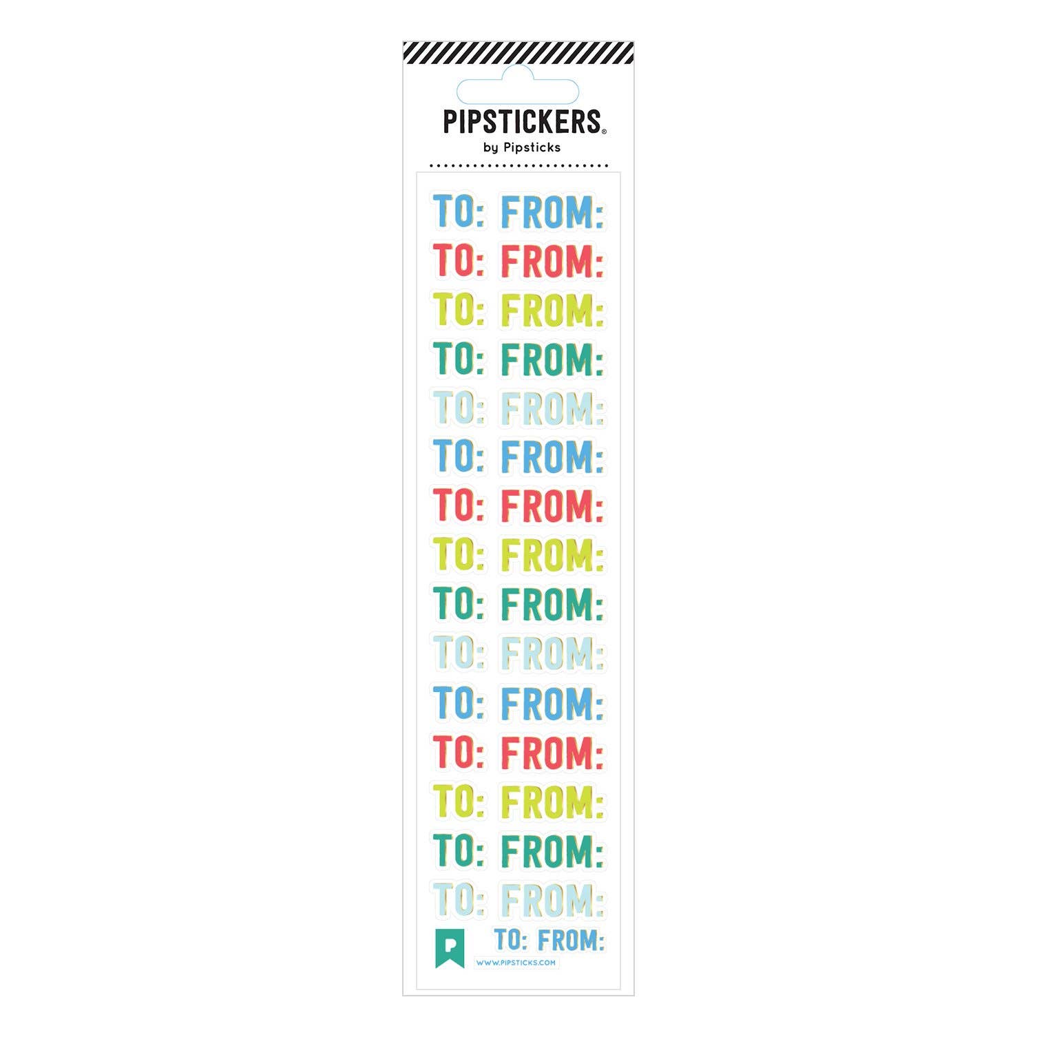 To & From Stickers - bubblegum market