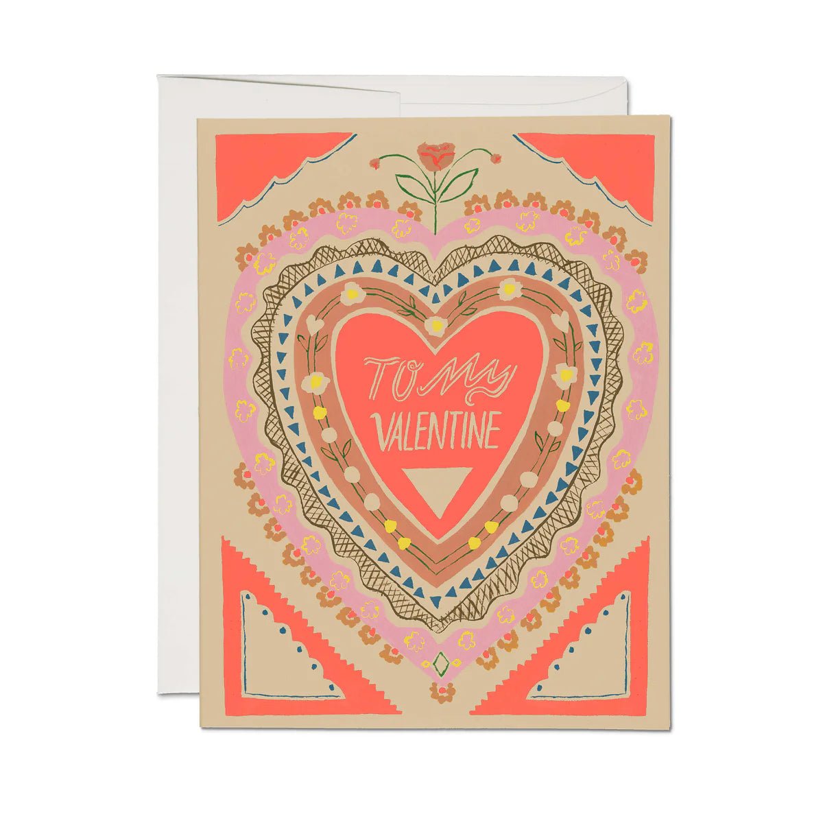 To My Valentine Valentine's Day Greeting Card - bubblegum market