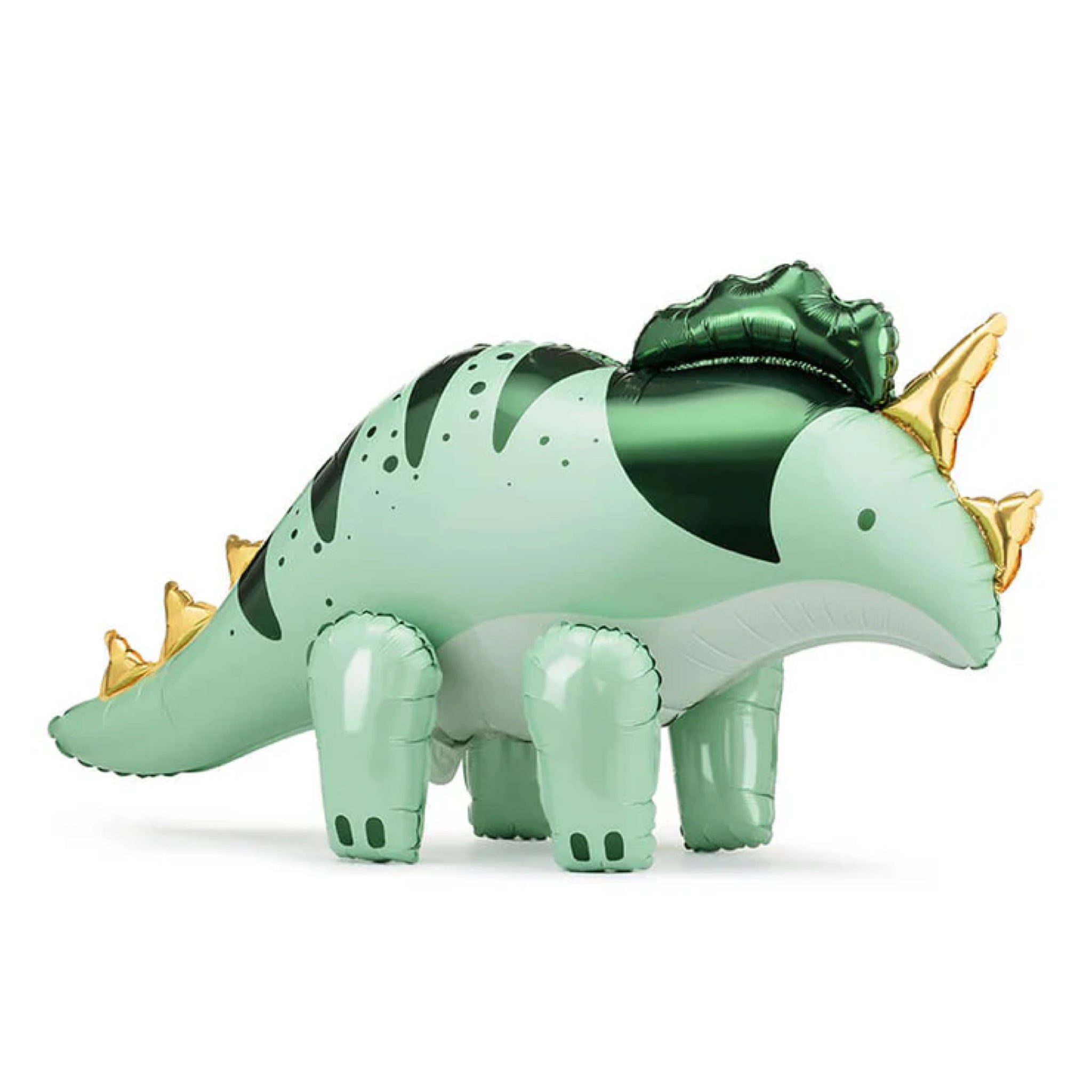 Triceratops / Standing Dinosaur Foil Balloon 40" - bubblegum market