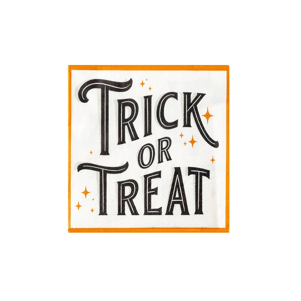 Trick or Treat Cocktail Napkins - bubblegum market