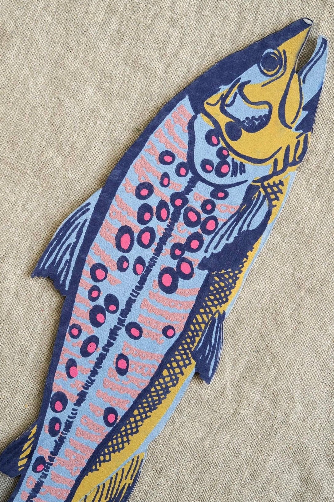 Trout Oversized Greeting Card - bubblegum market