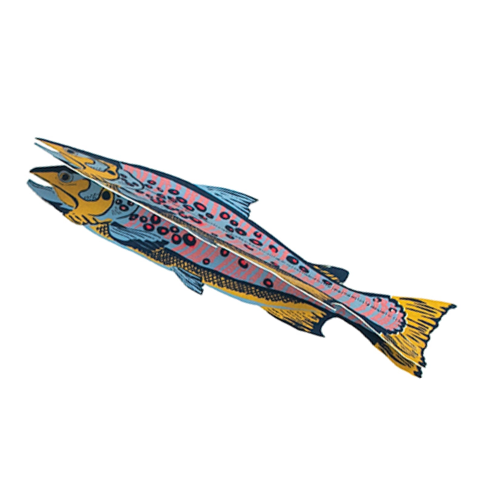 Trout Oversized Greeting Card - bubblegum market