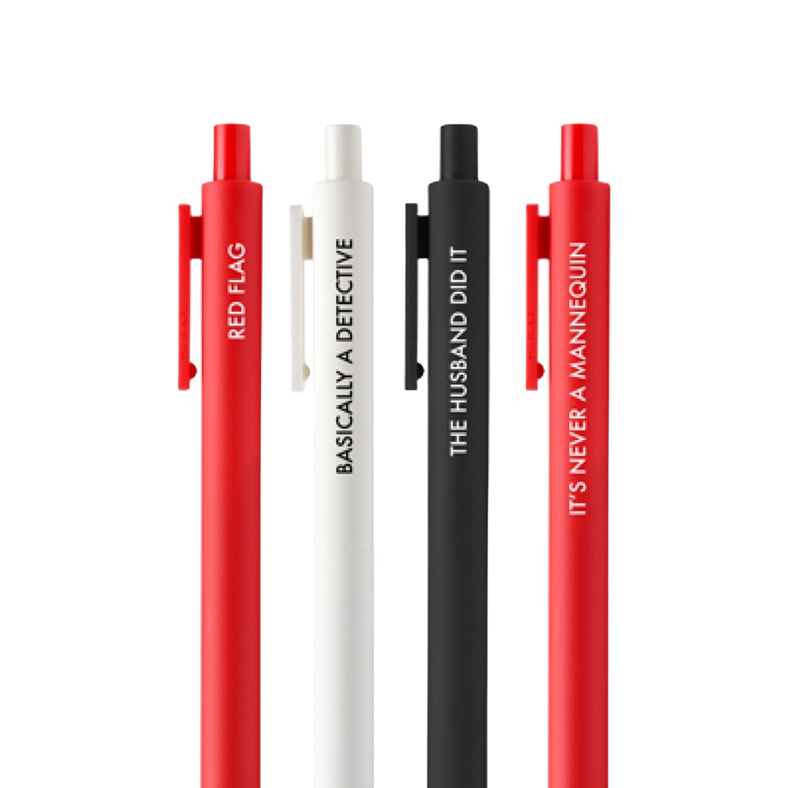 True Crime Pen Set - bubblegum market