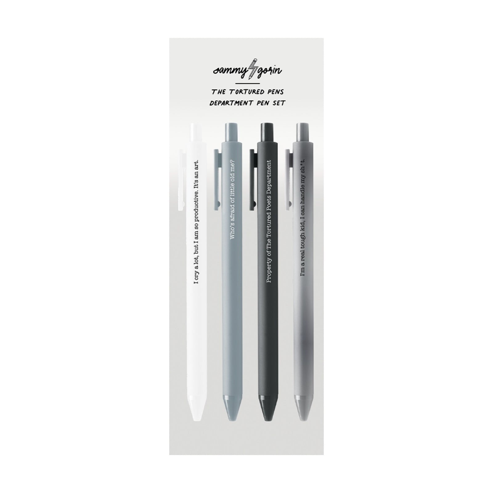 TTPD Taylor Swift Jotter Pen Set - bubblegum market