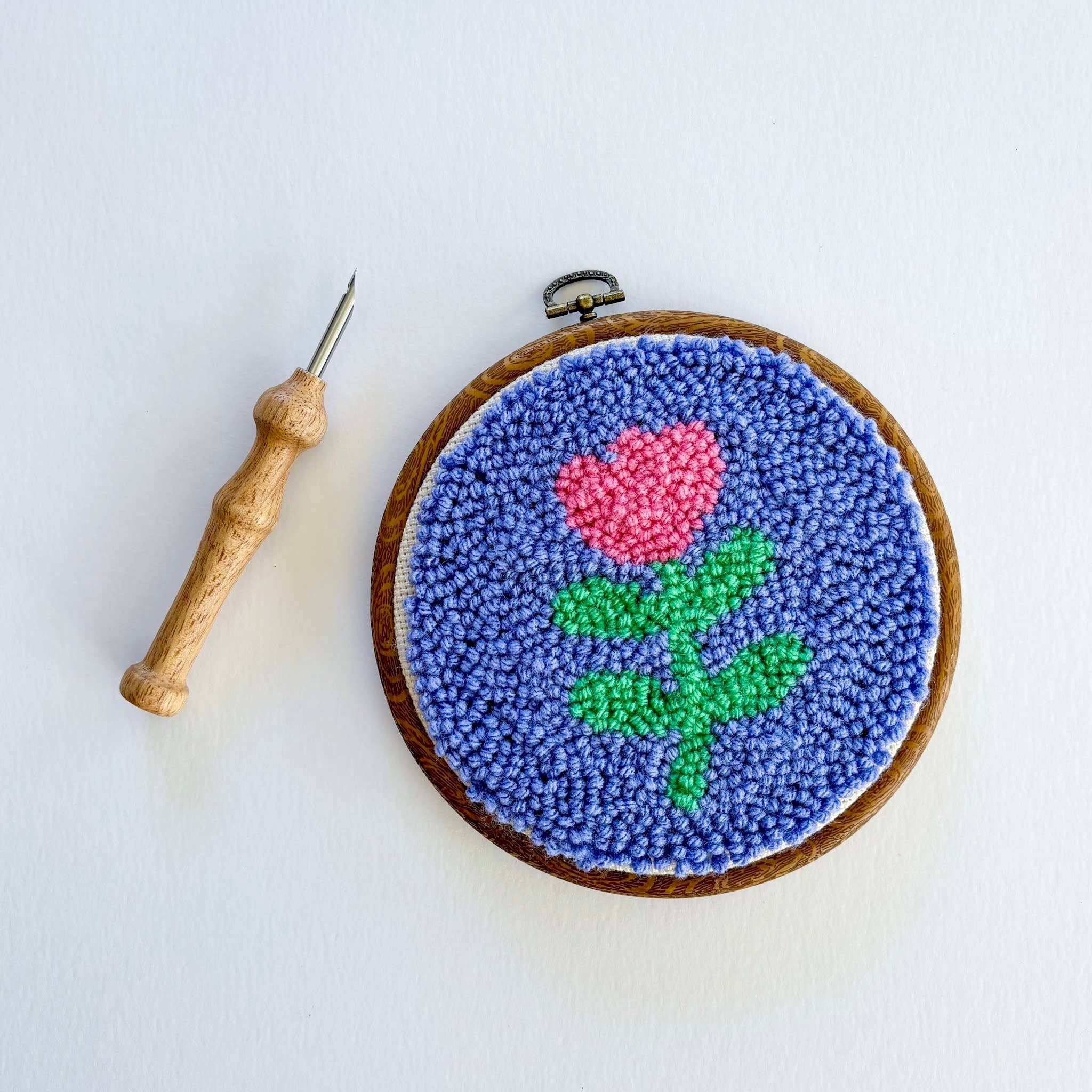 Tulip Punch Needle Kit - bubblegum market