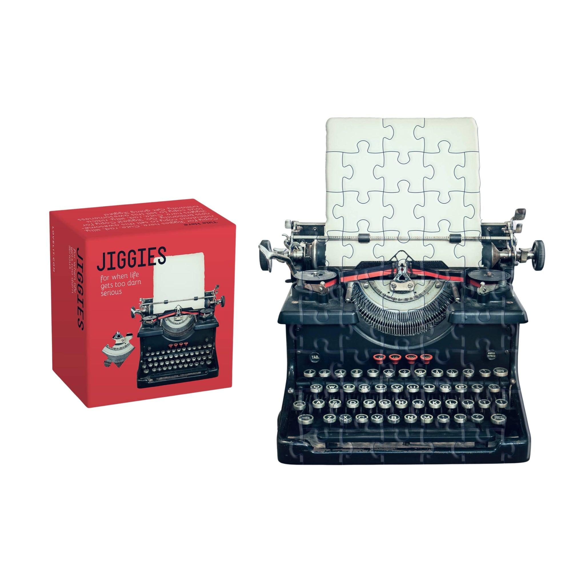 Typewriter 86 - Piece Jiggie Puzzle - bubblegum market