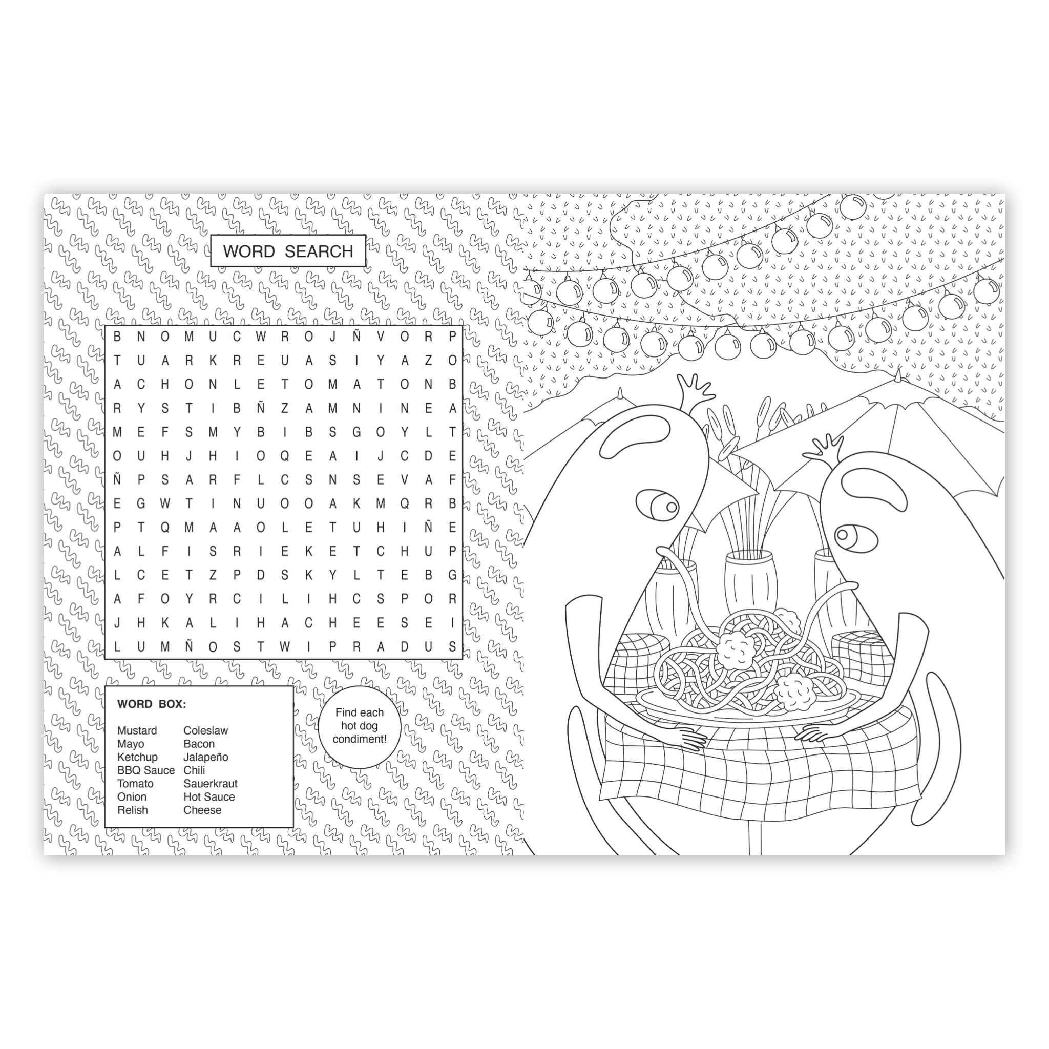 Ultimate Hot Dog Coloring and Activity Book - bubblegum market