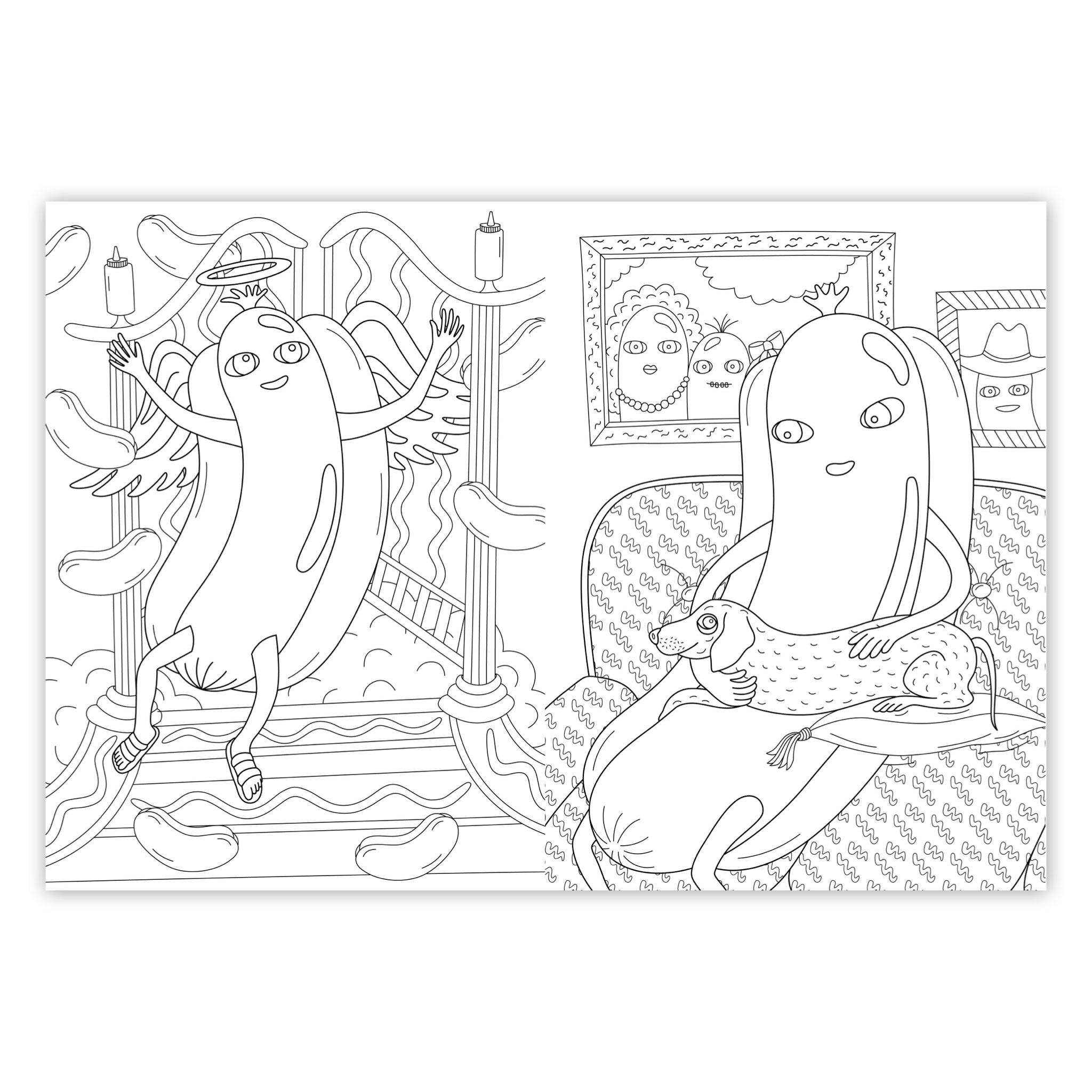 Ultimate Hot Dog Coloring and Activity Book - bubblegum market