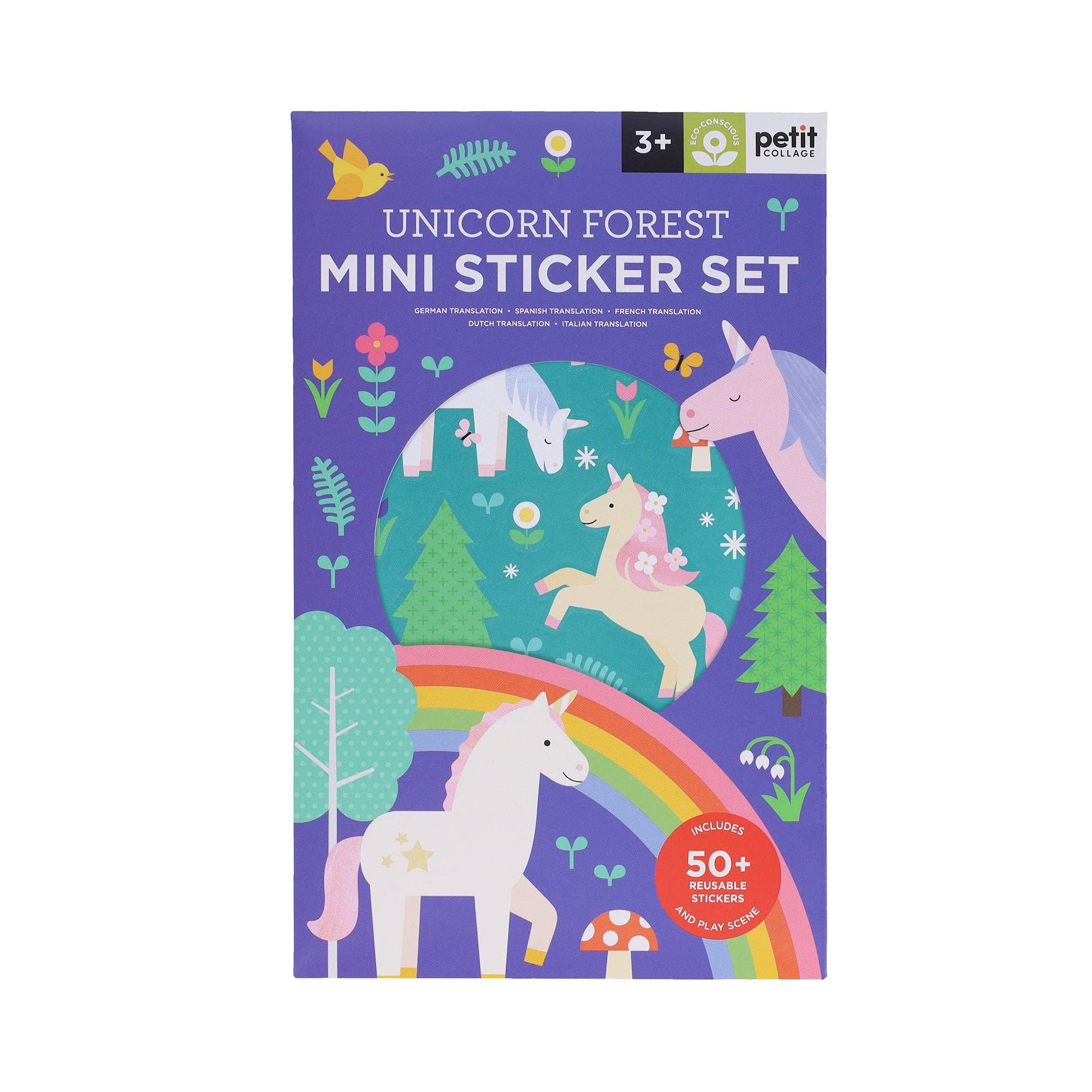 Unicorn Forest Mini Sticker Scene Set - bubblegum market
