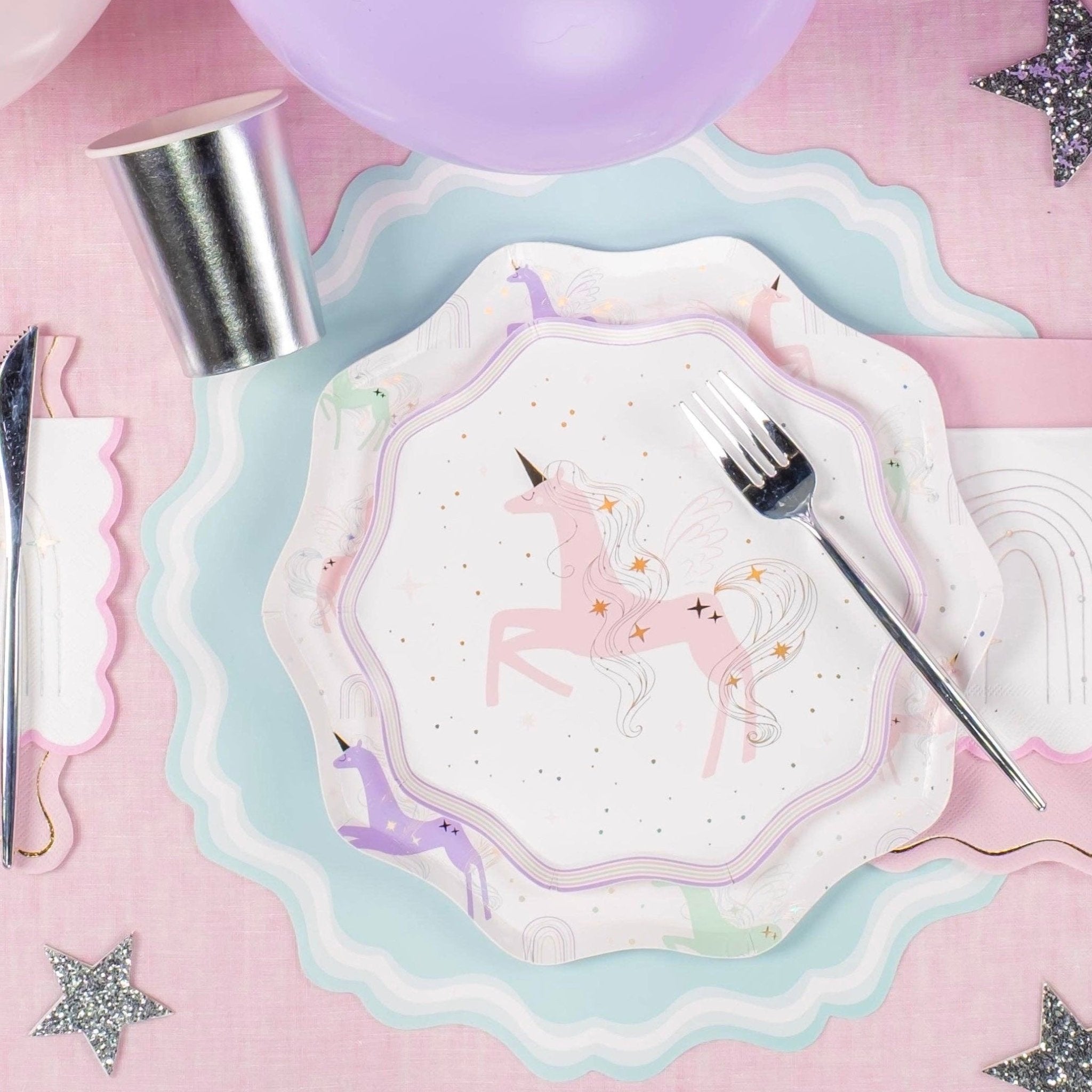 Unicorn Small Plates 8.5" - bubblegum market