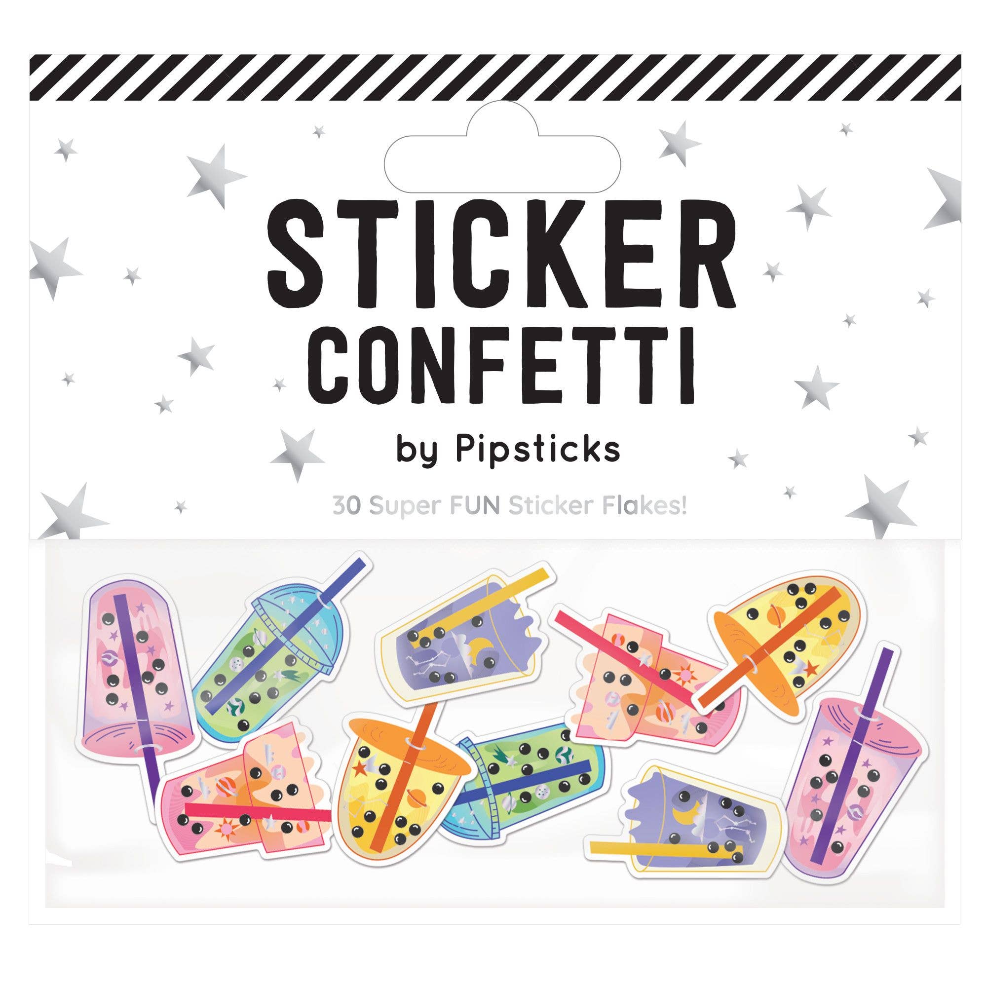 Universally Bubbly Sticker Confetti - bubblegum market