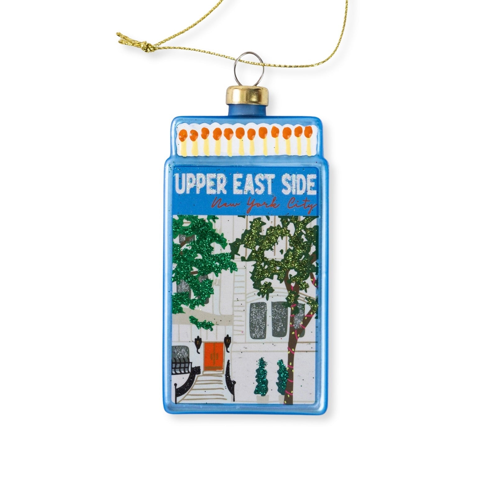 Upper East Side Matchbook Ornament 3.5" - bubblegum market