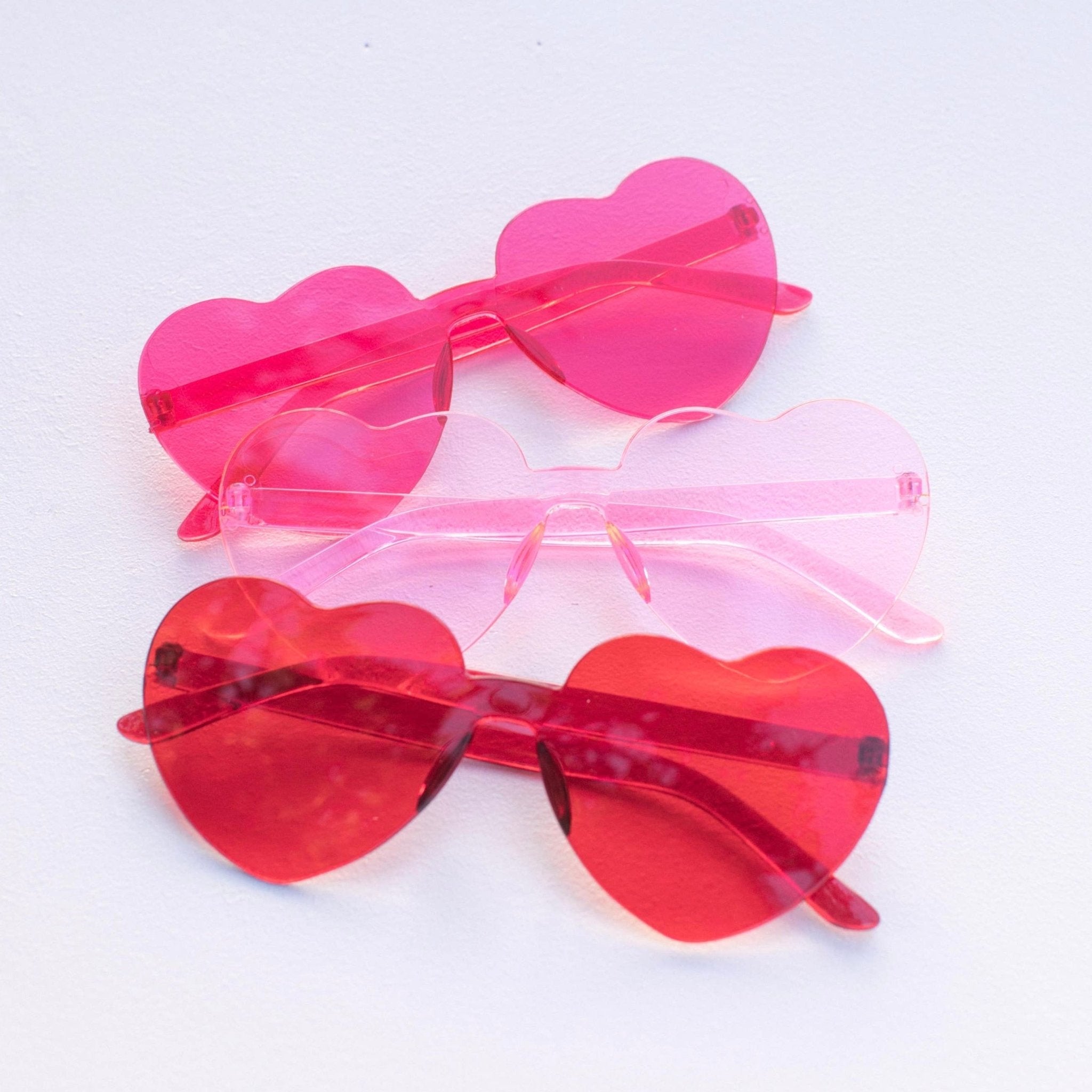 Valentine's Day Heart Sunglasses - bubblegum market