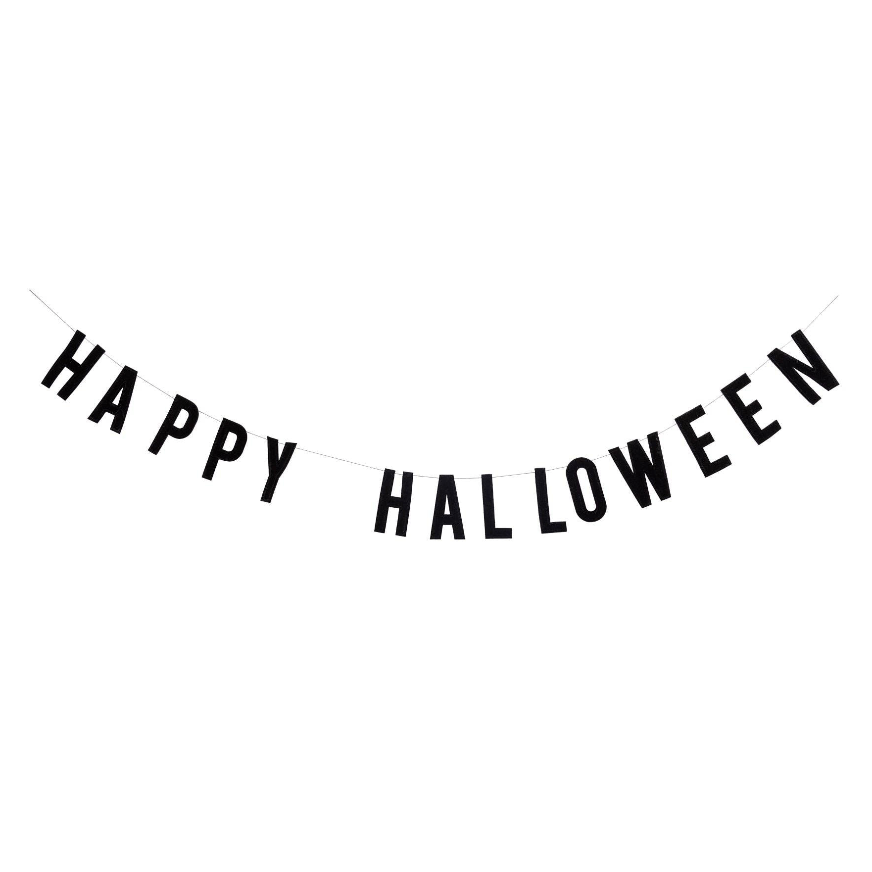 Velvet Happy Halloween Puffy Banner - bubblegum market