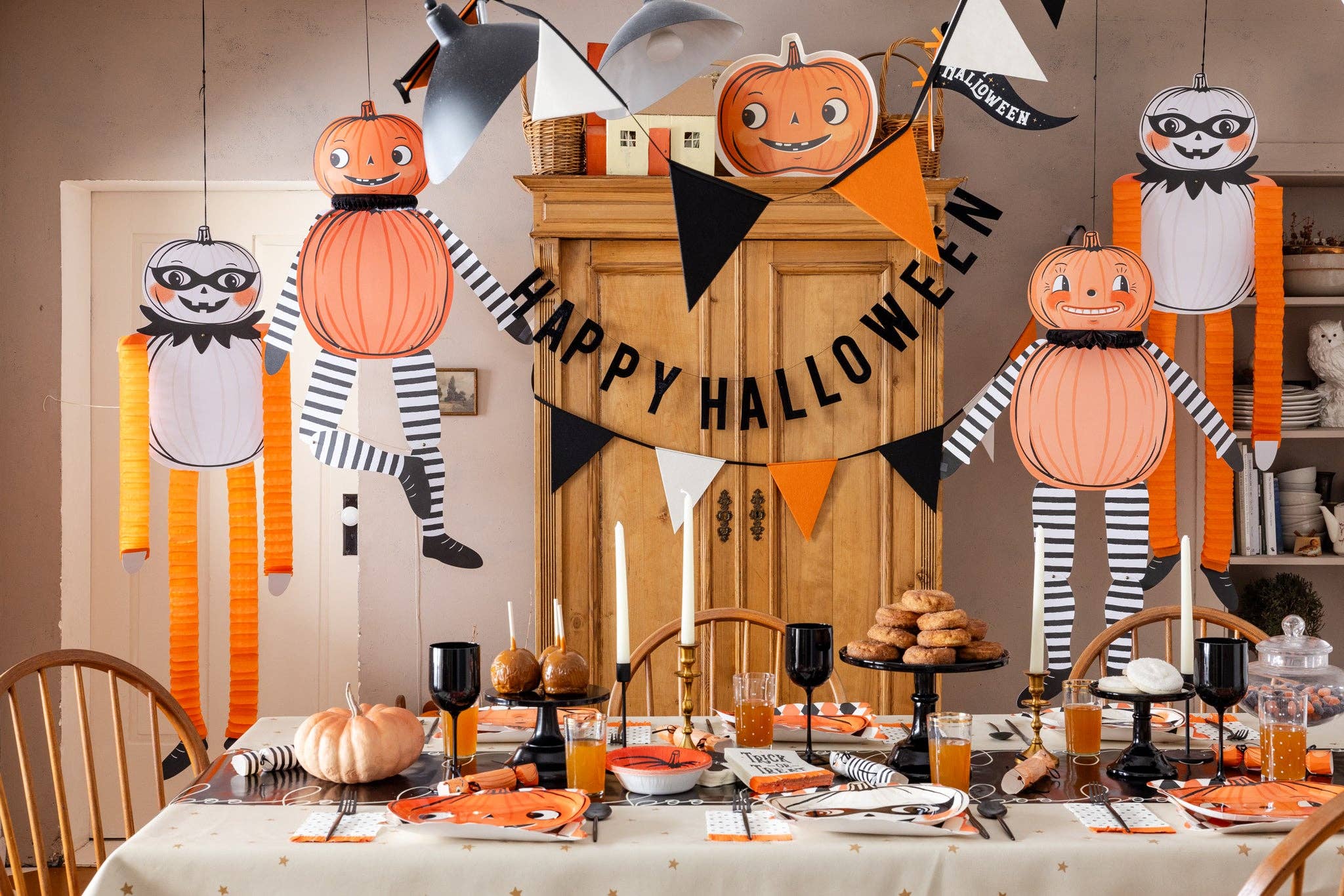 Velvet Happy Halloween Puffy Banner - bubblegum market