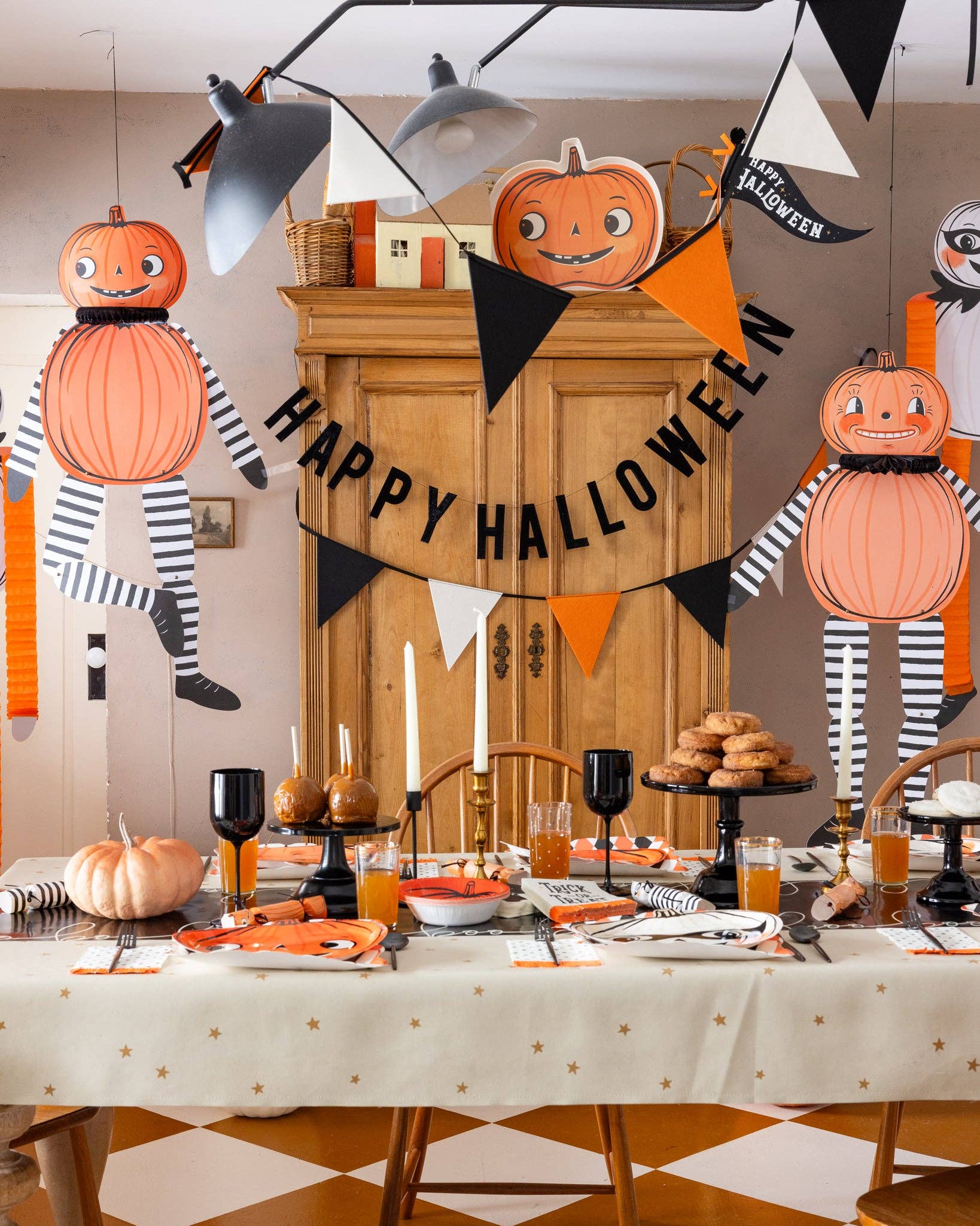 Velvet Happy Halloween Puffy Banner - bubblegum market