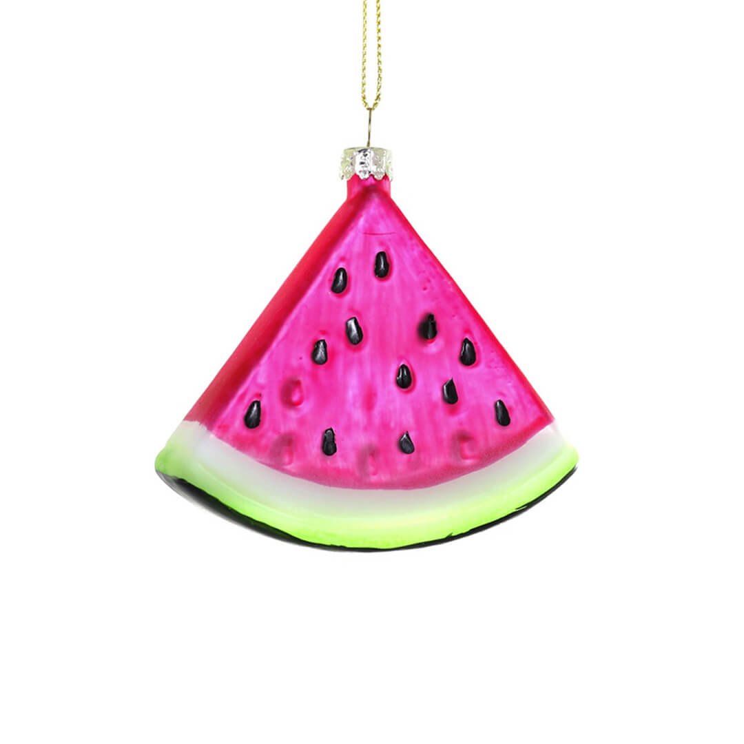 Watermelon Slice Ornament, 3.25" - bubblegum market