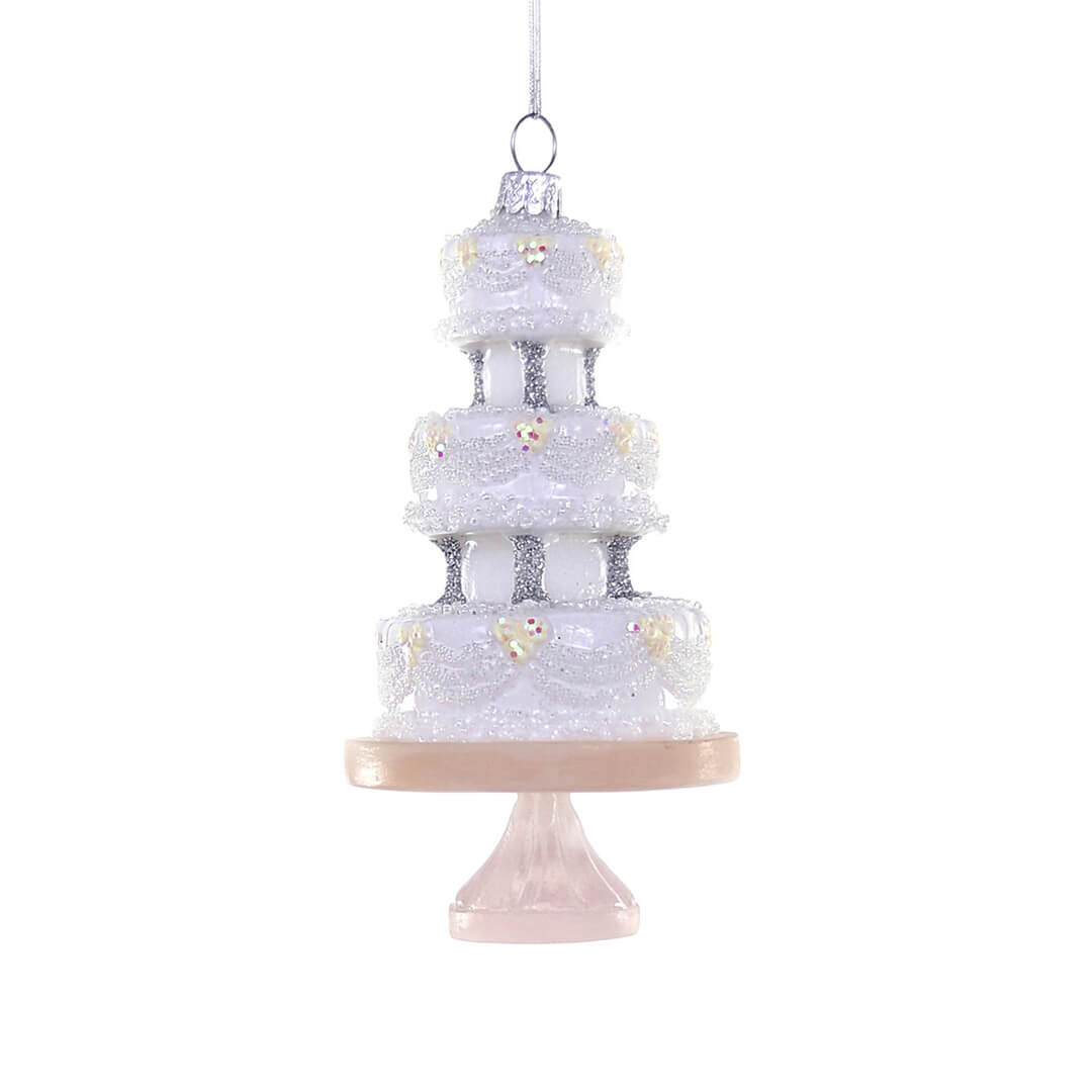 Wedding Cake Ornament 6" - bubblegum market