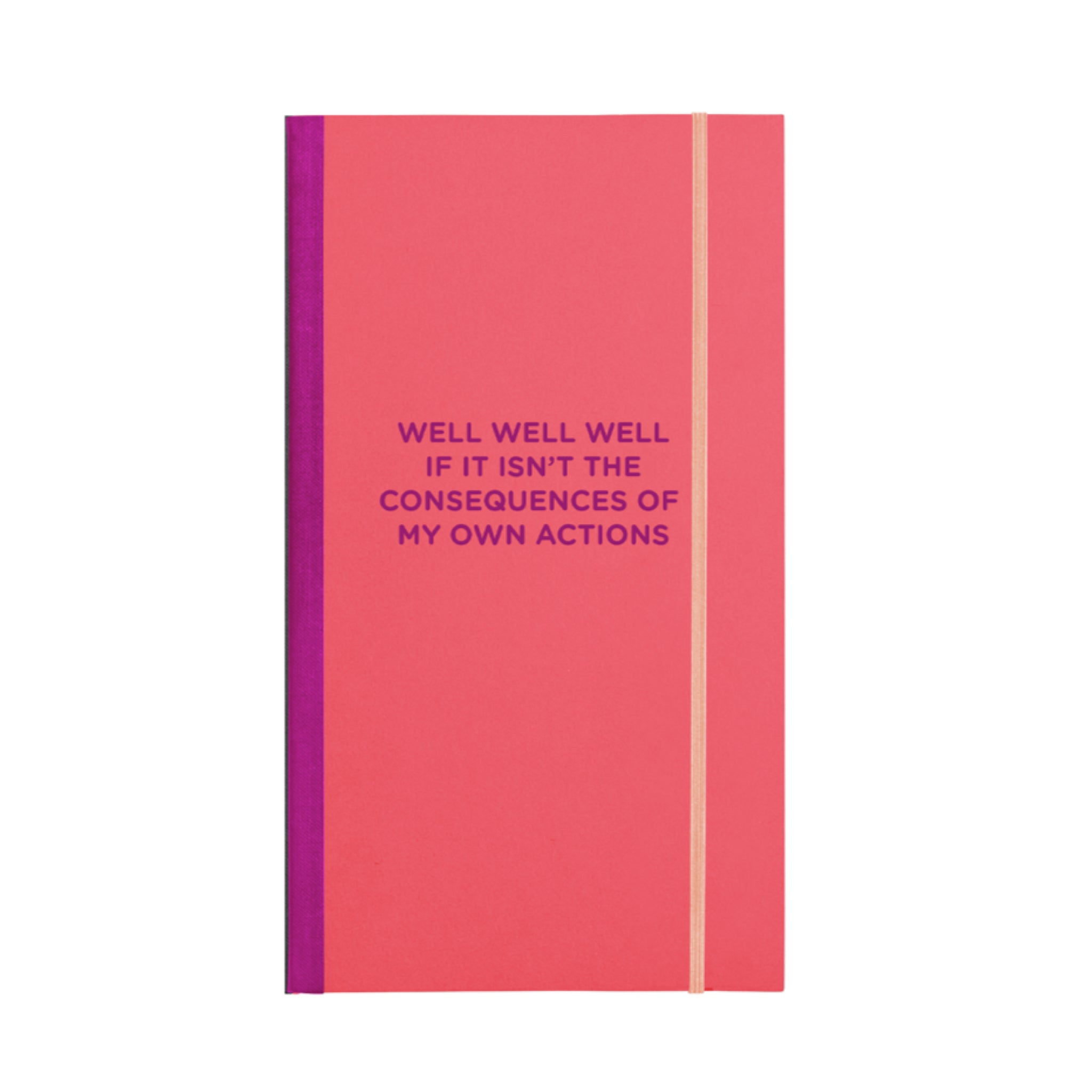 Well Well Well Skinny Notebook - bubblegum market