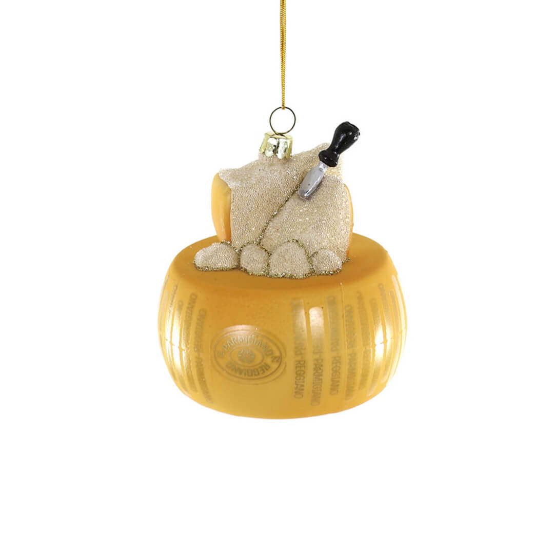 Wheel of Parmigiano Reggiano Ornament 4" - bubblegum market