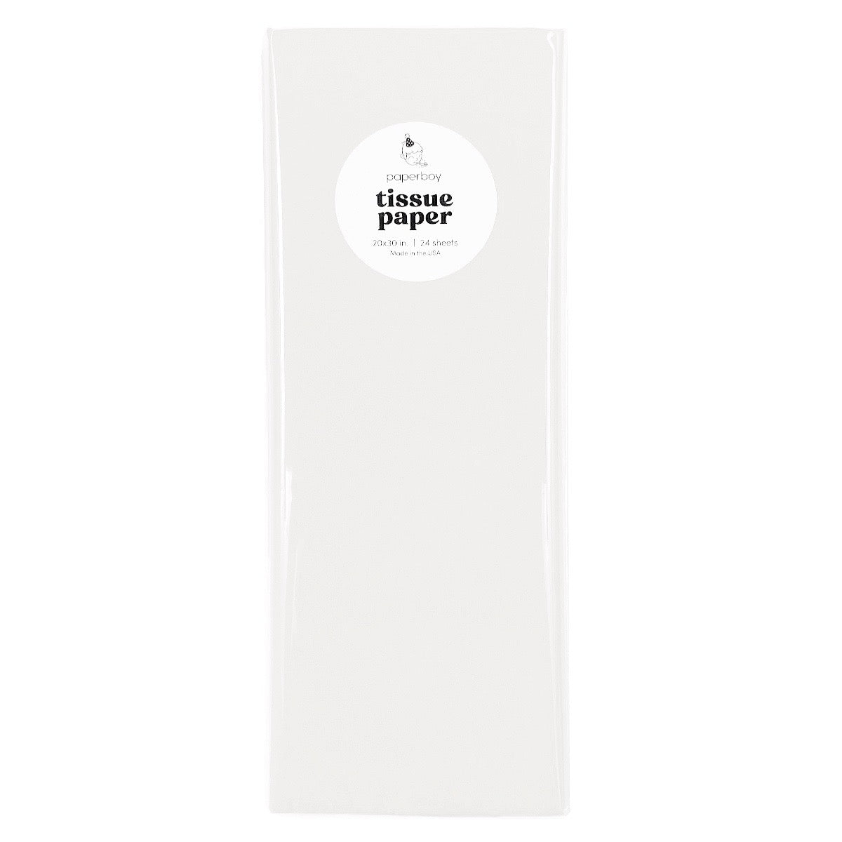 White Tissue Paper (24pk) - bubblegum market