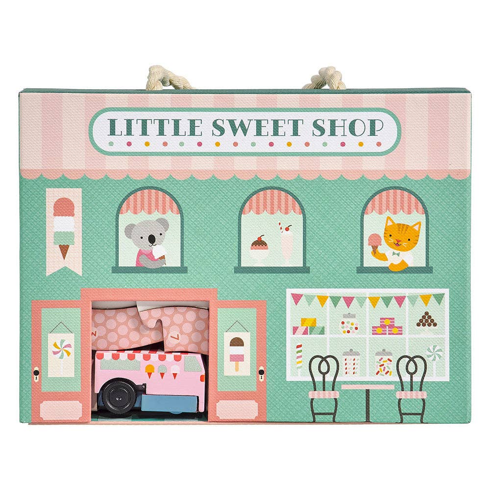 Wind Up & Go Sweet Shop Play Set - bubblegum market