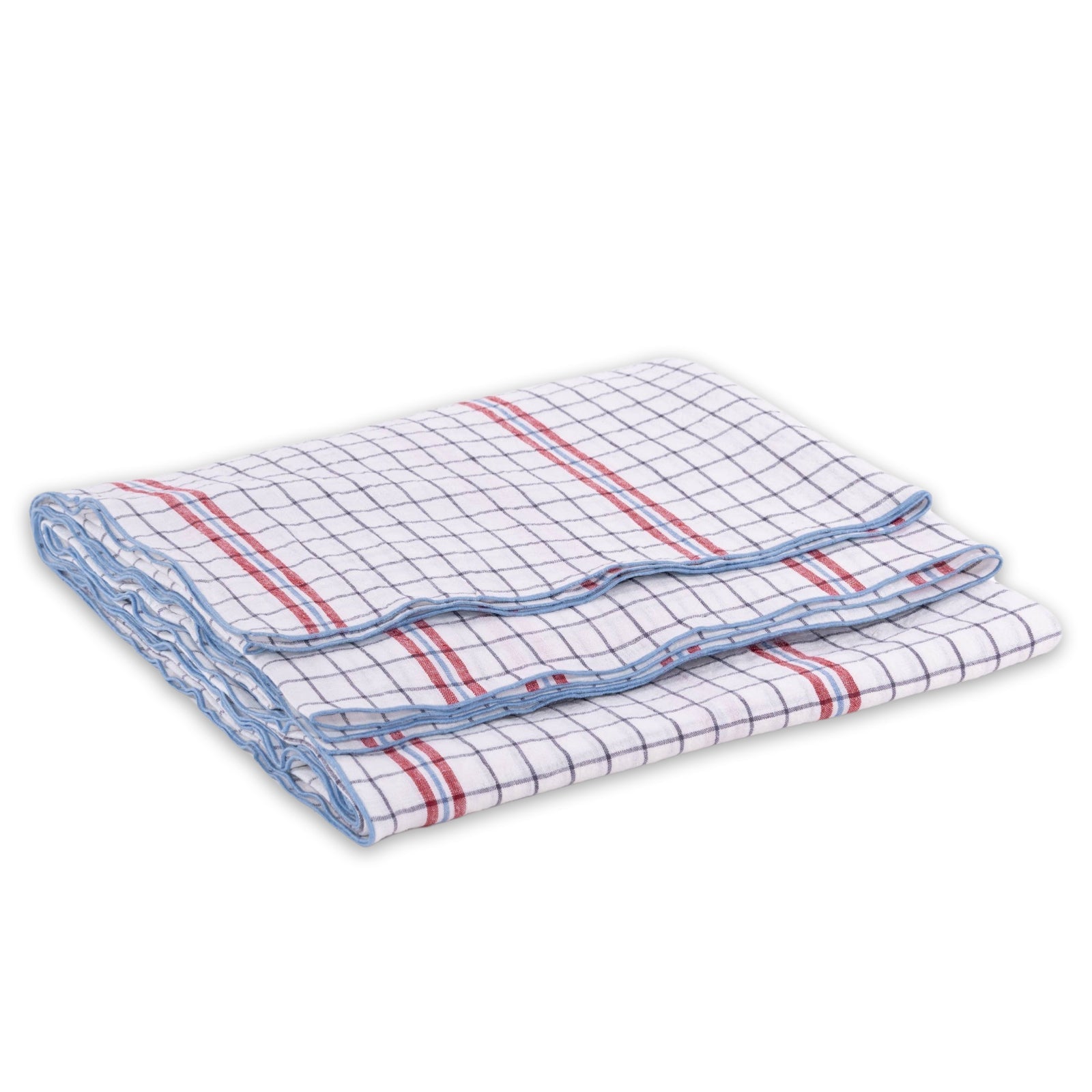 Windowpane Linen Tablecloth 55 x 79" - bubblegum market