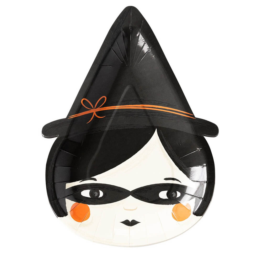 Witch Shaped Paper Plates 10" - bubblegum market