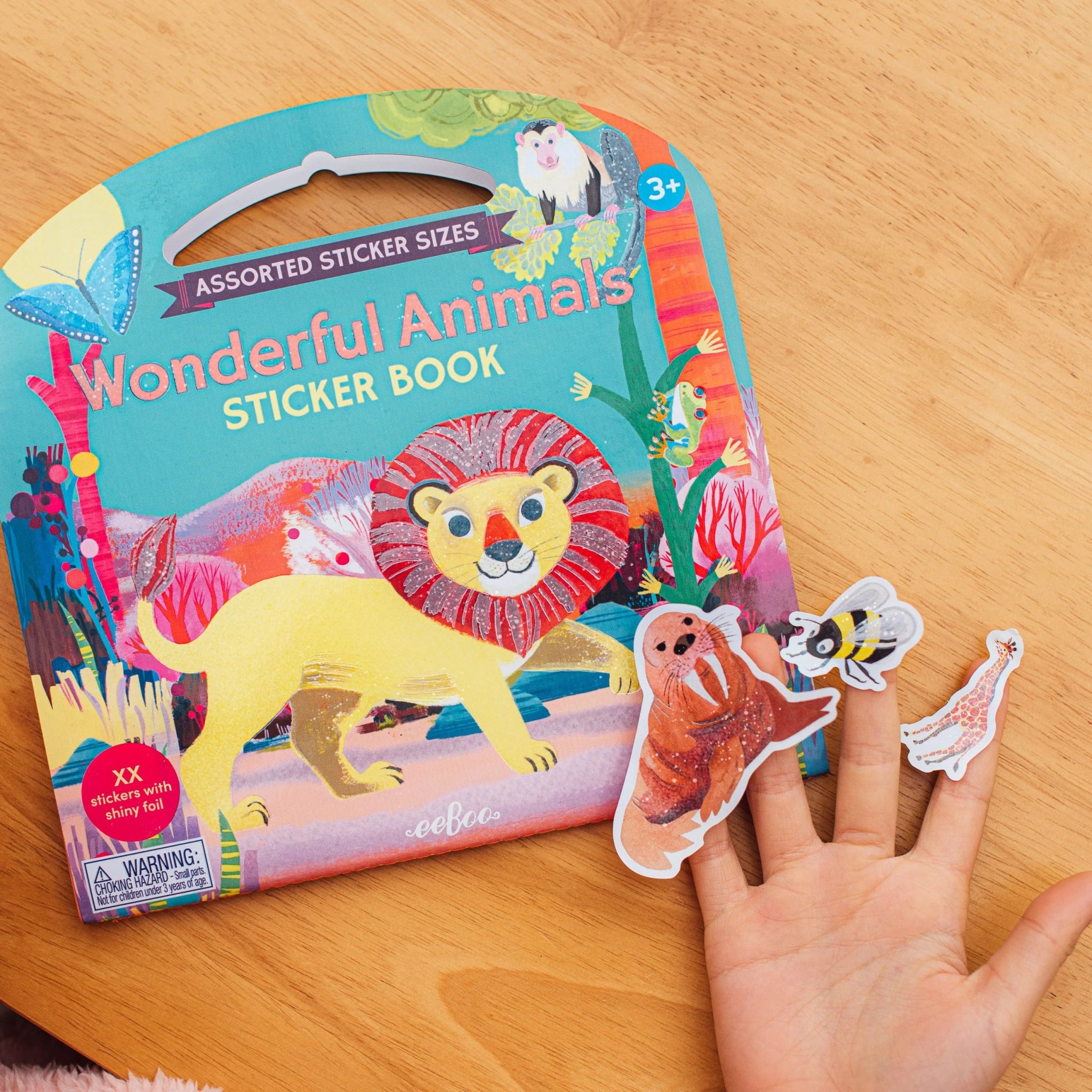 Wonderful Animals Shiny Sticker Book - bubblegum market