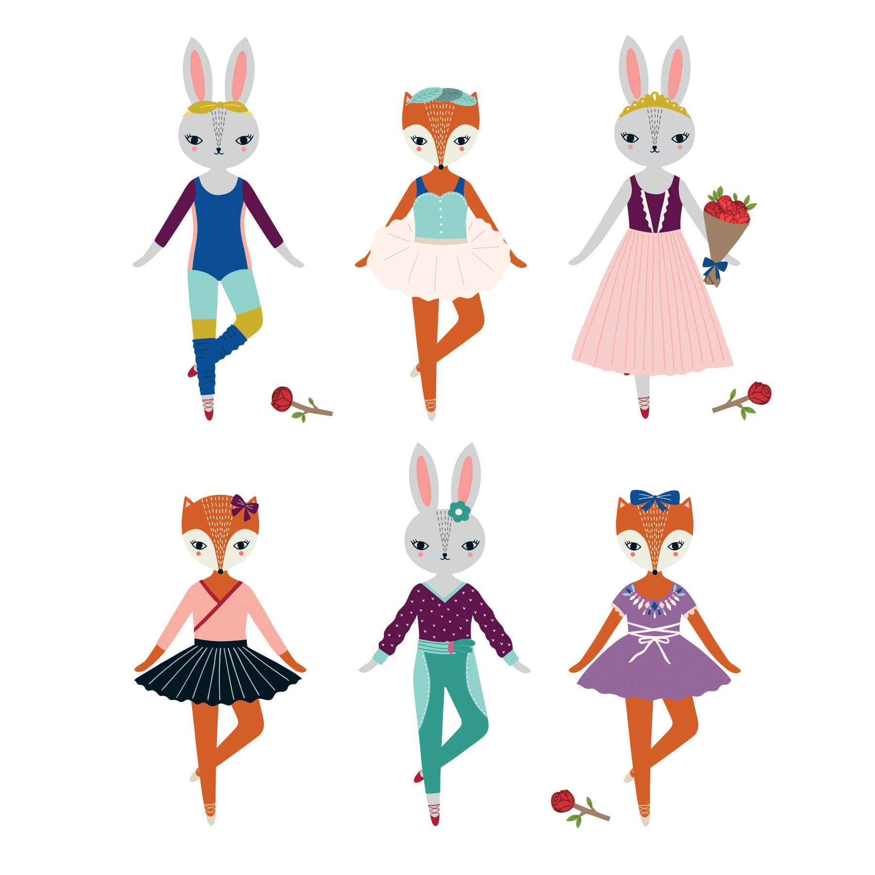Woodland Ballet Magnetic Dress - Up Set - bubblegum market