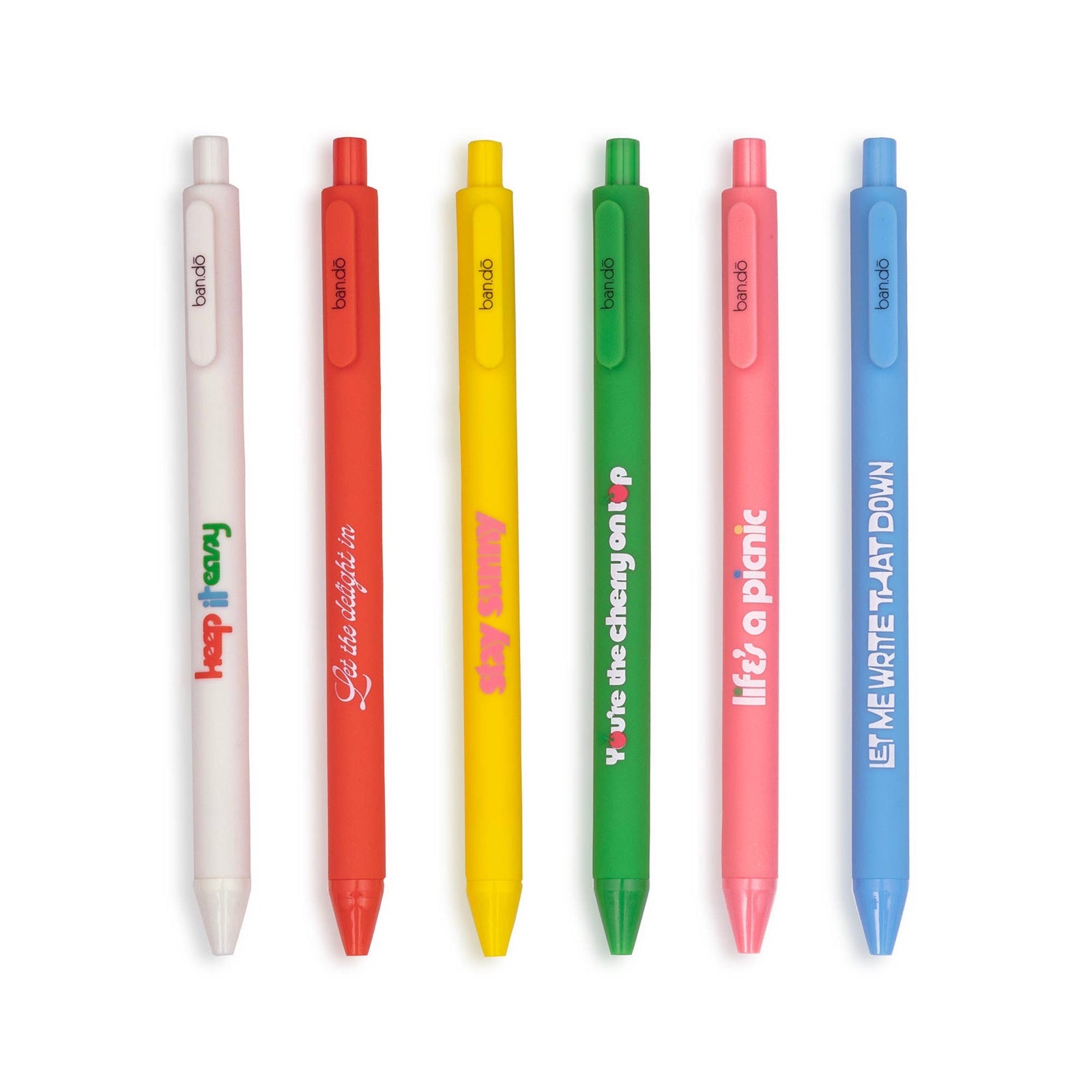 Write On Gel Pen Set, Assorted - bubblegum market